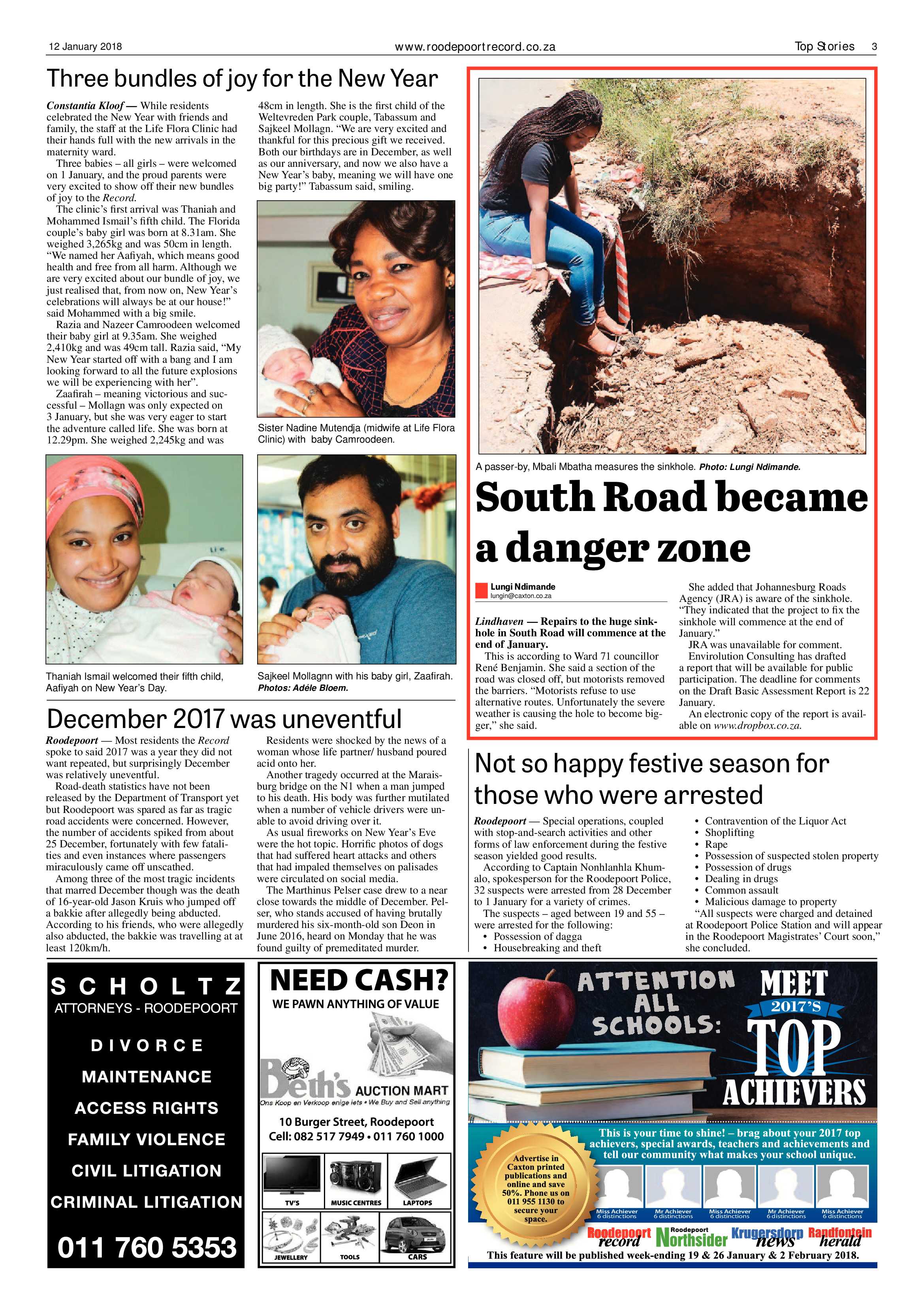 Roodepoort Record 12 January 2018 page 3