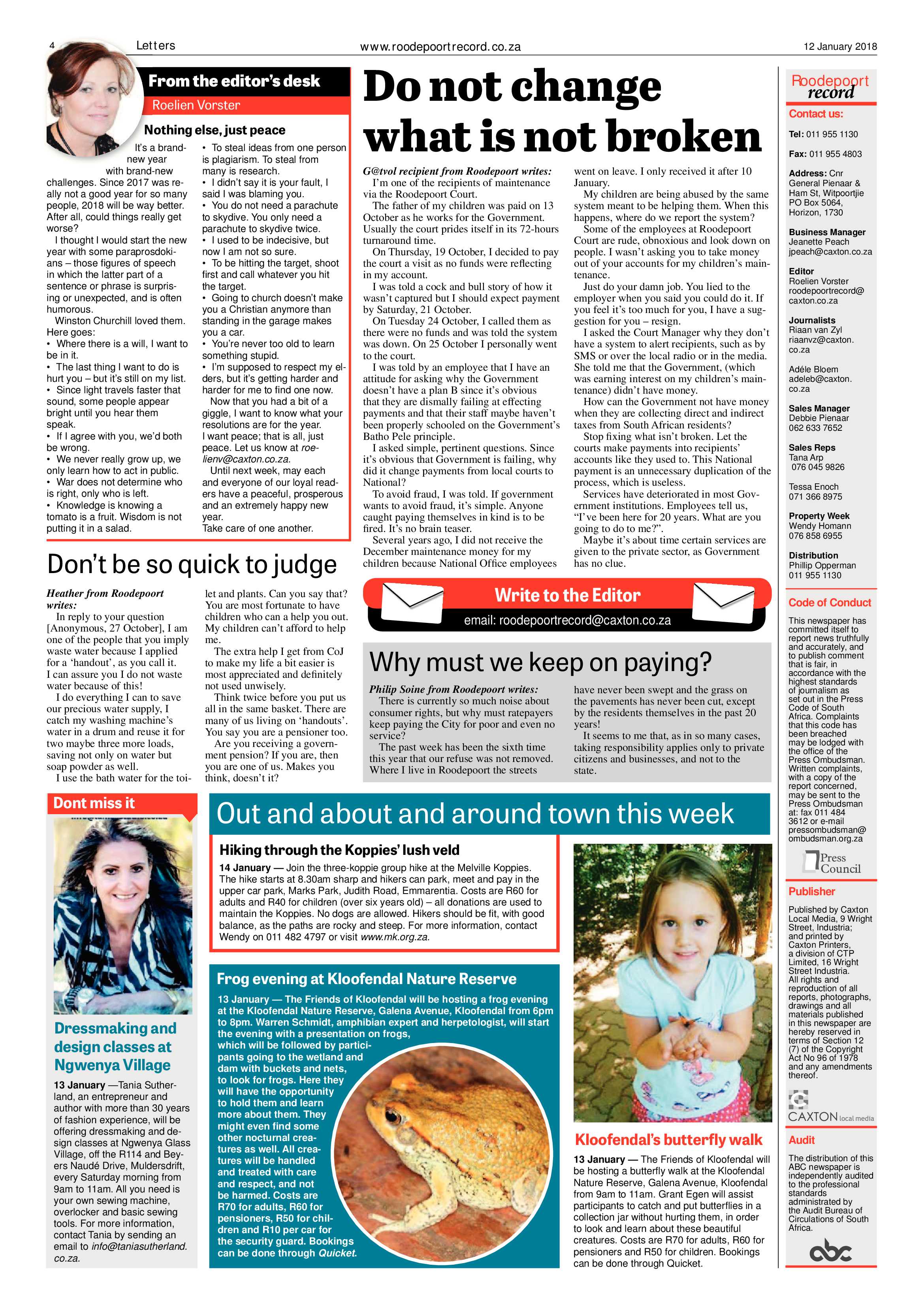 Roodepoort Record 12 January 2018 page 5