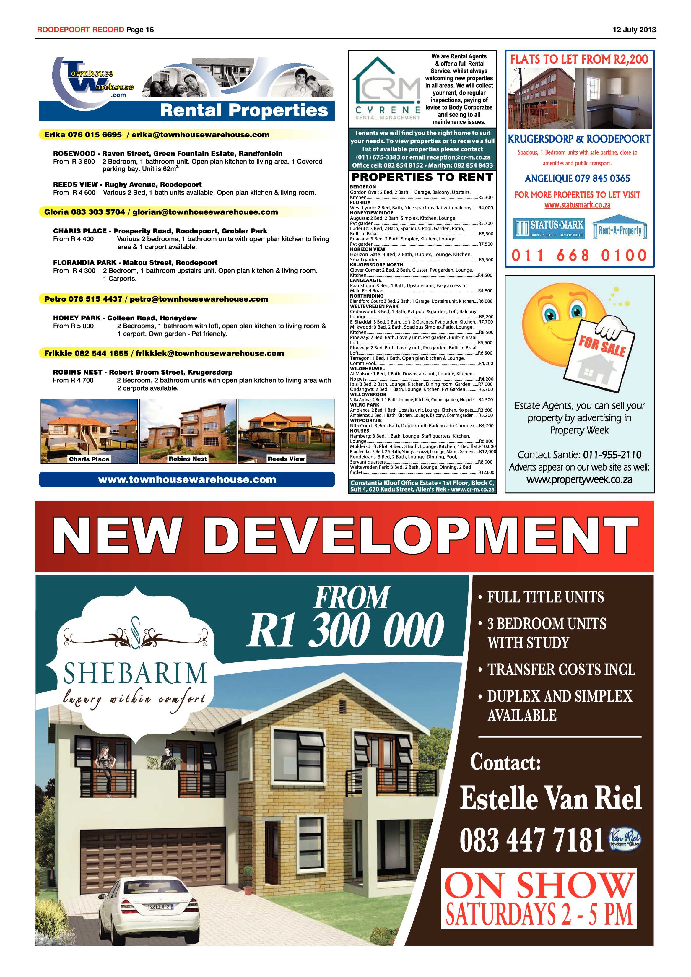 Roodepoort Record 12 July 2013 page 16