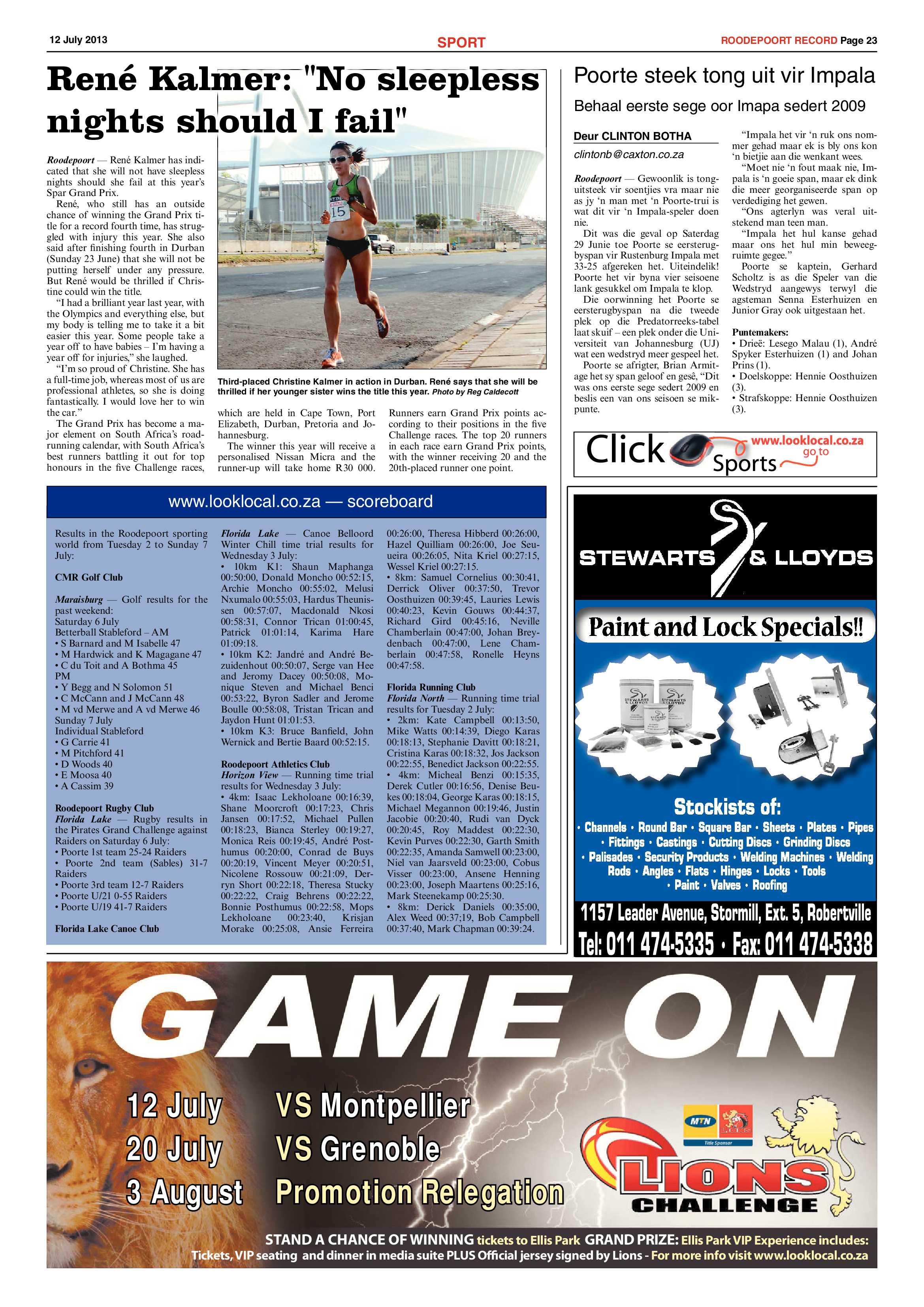 Roodepoort Record 12 July 2013 page 23