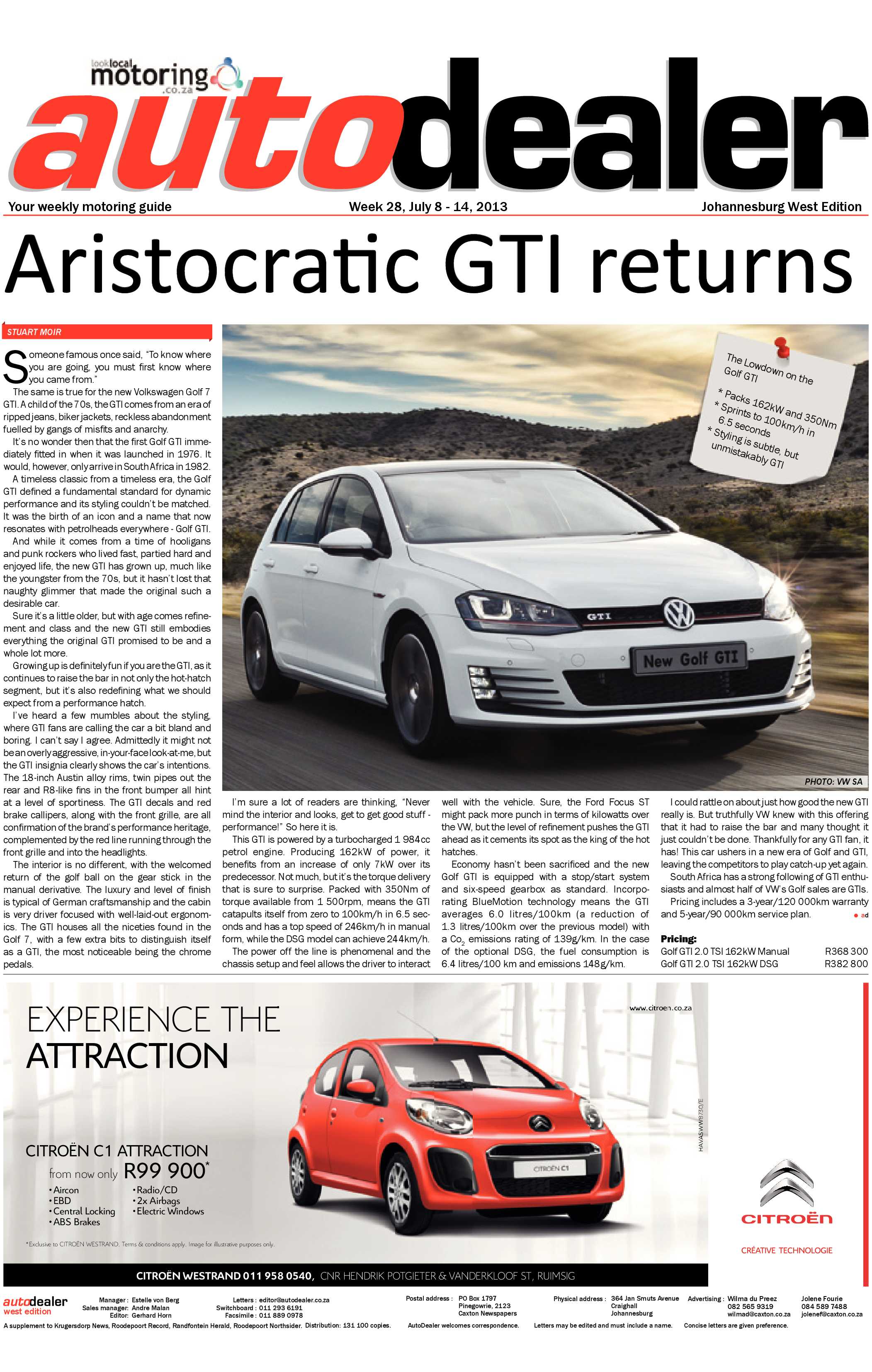 Roodepoort Record 12 July 2013 page 25