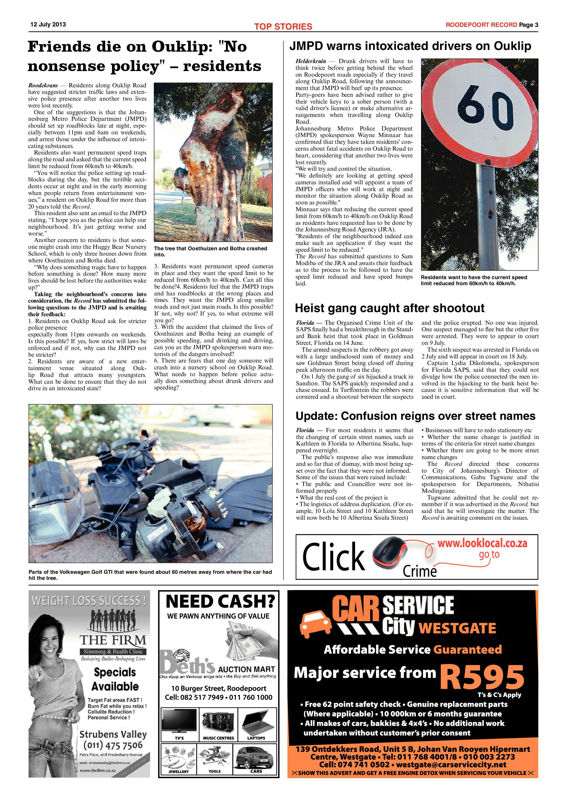 Roodepoort Record 12 July 2013 page 3