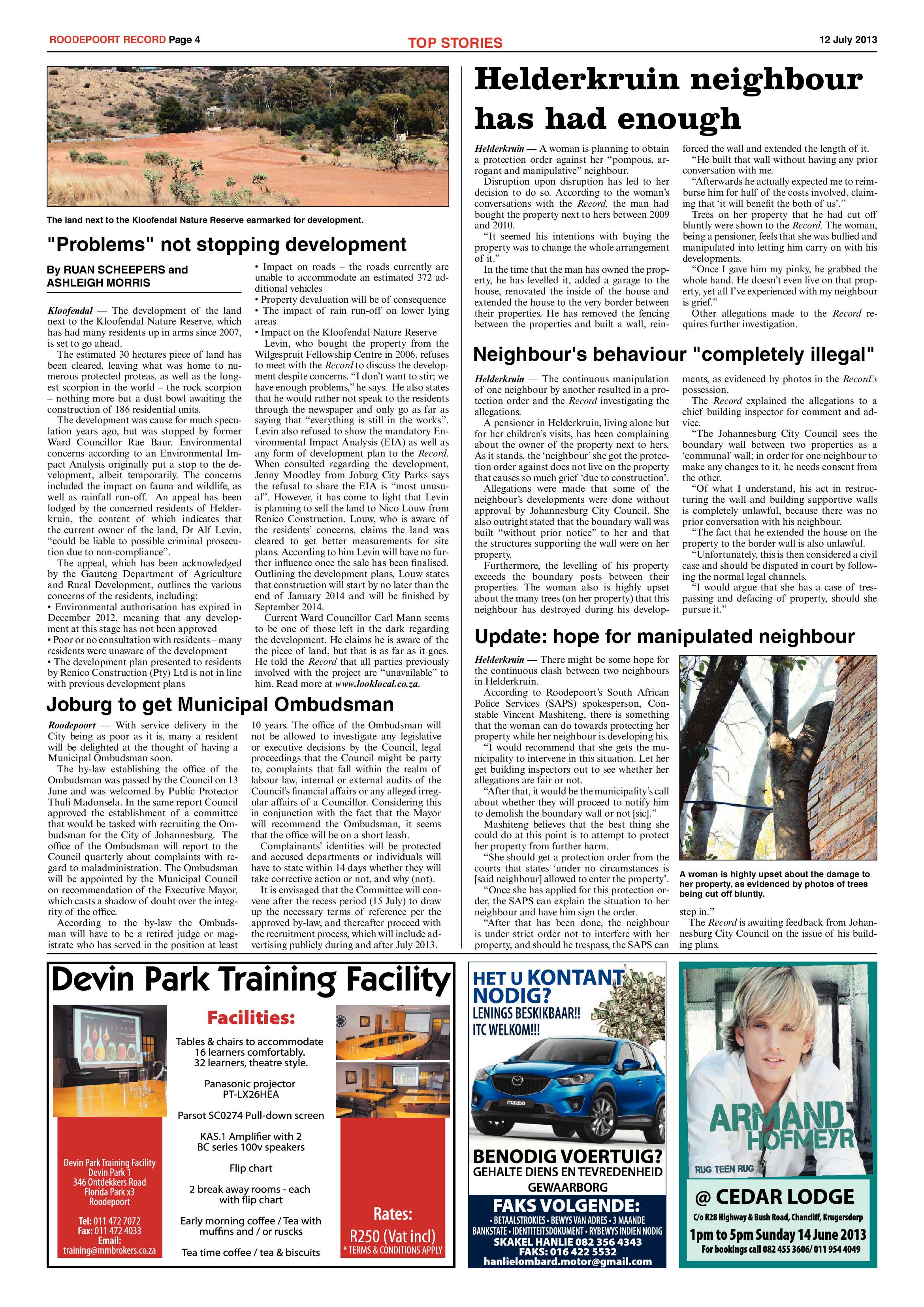 Roodepoort Record 12 July 2013 page 4