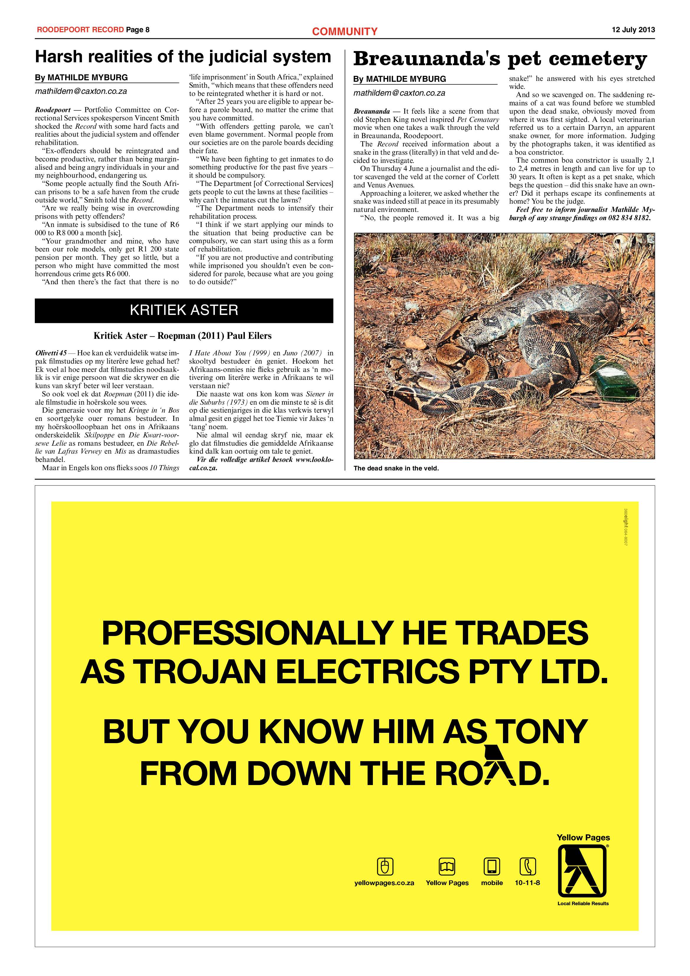 Roodepoort Record 12 July 2013 page 8