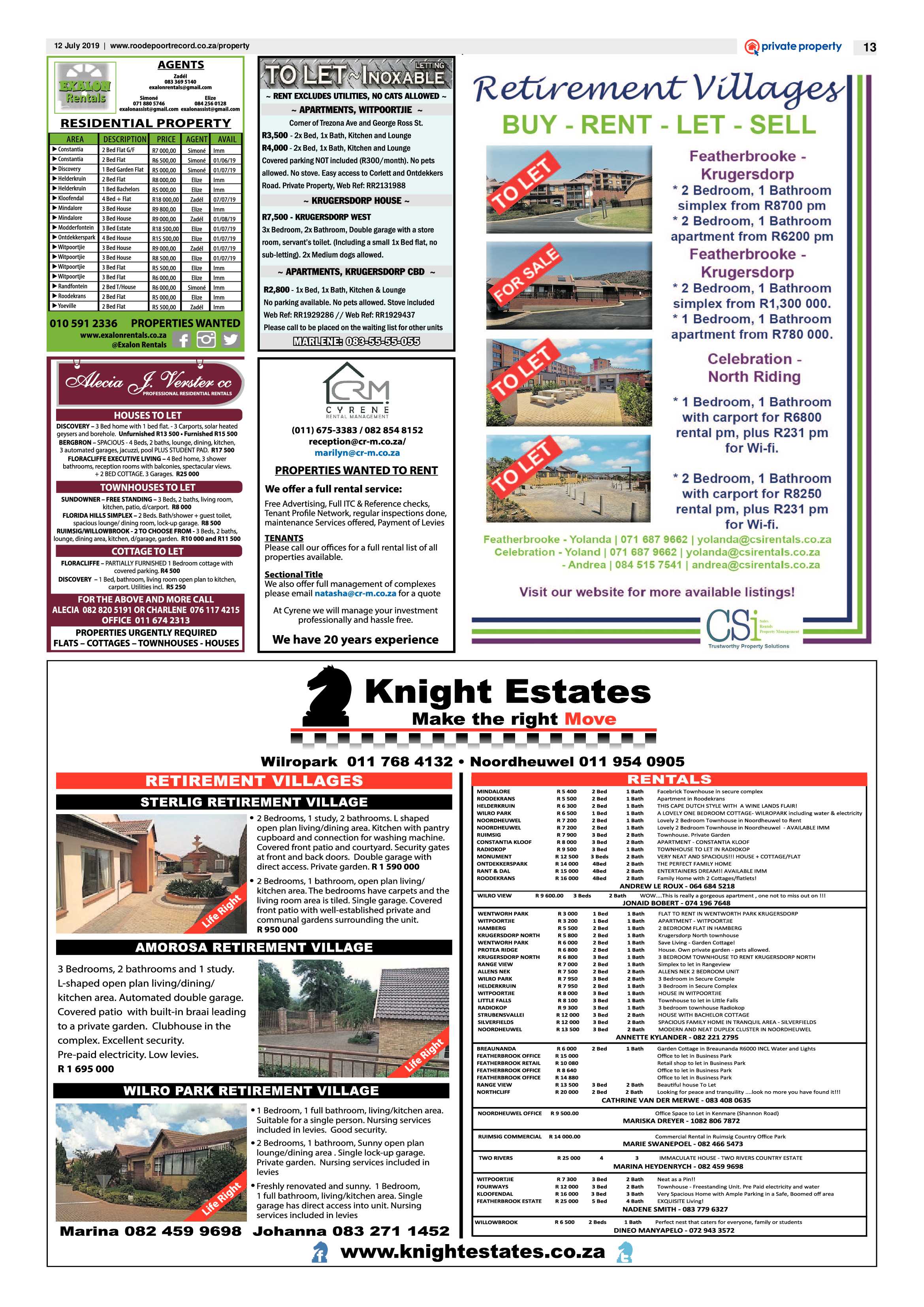 Roodepoort Record 12 July 2019 page 13