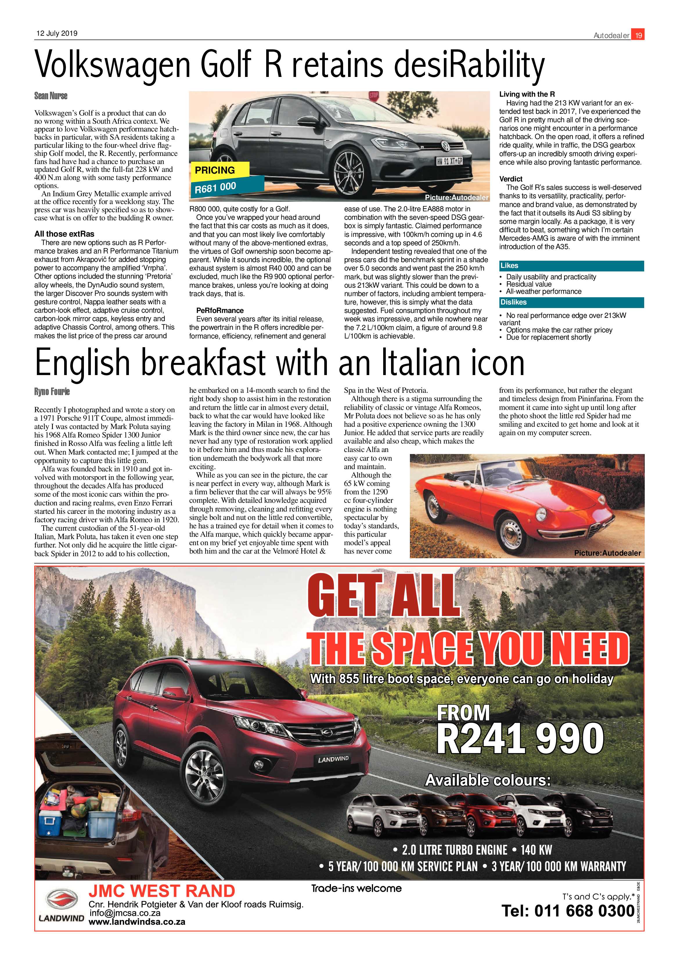Roodepoort Record 12 July 2019 page 19