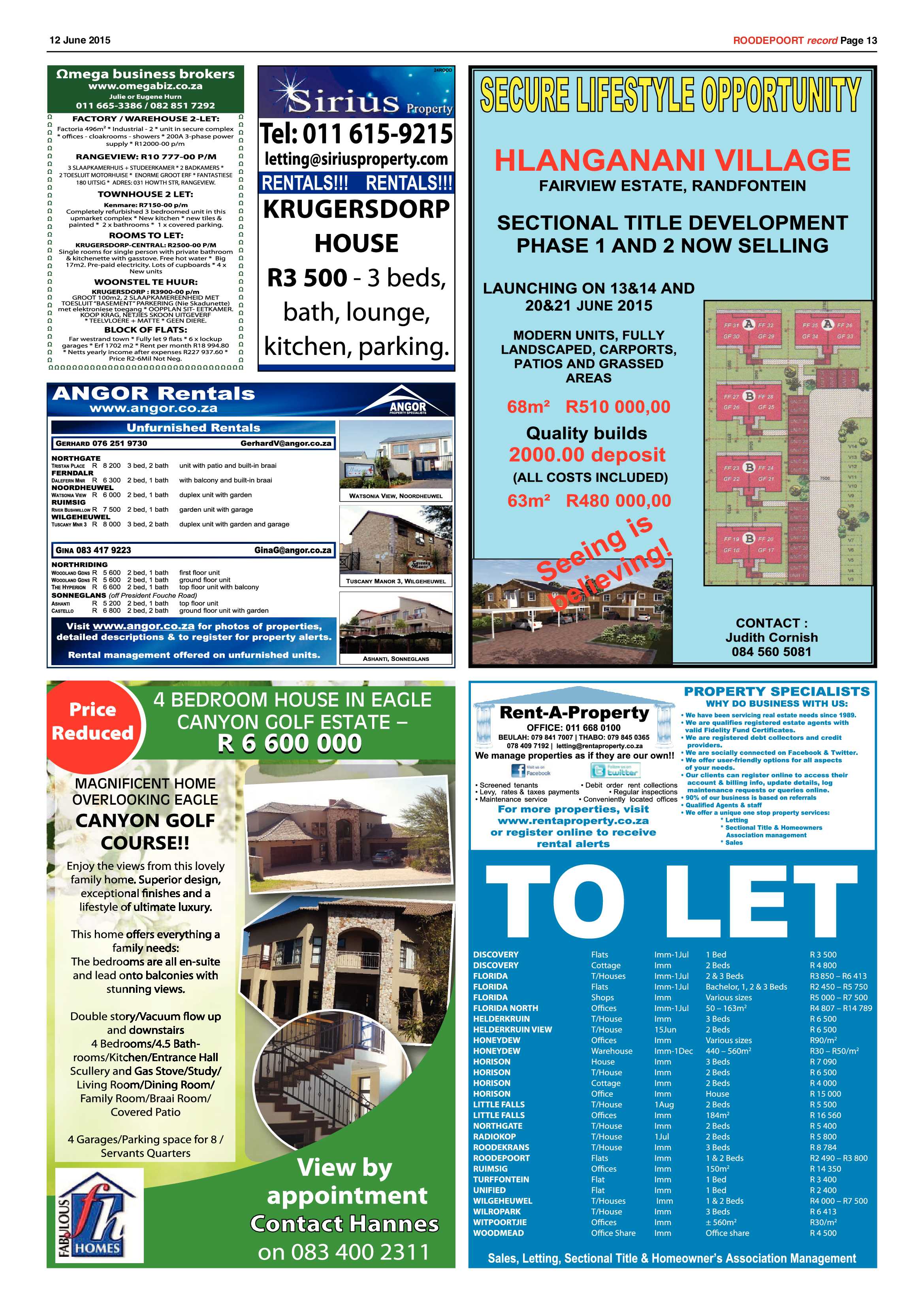 Roodepoort Record 12 June 2015 page 17