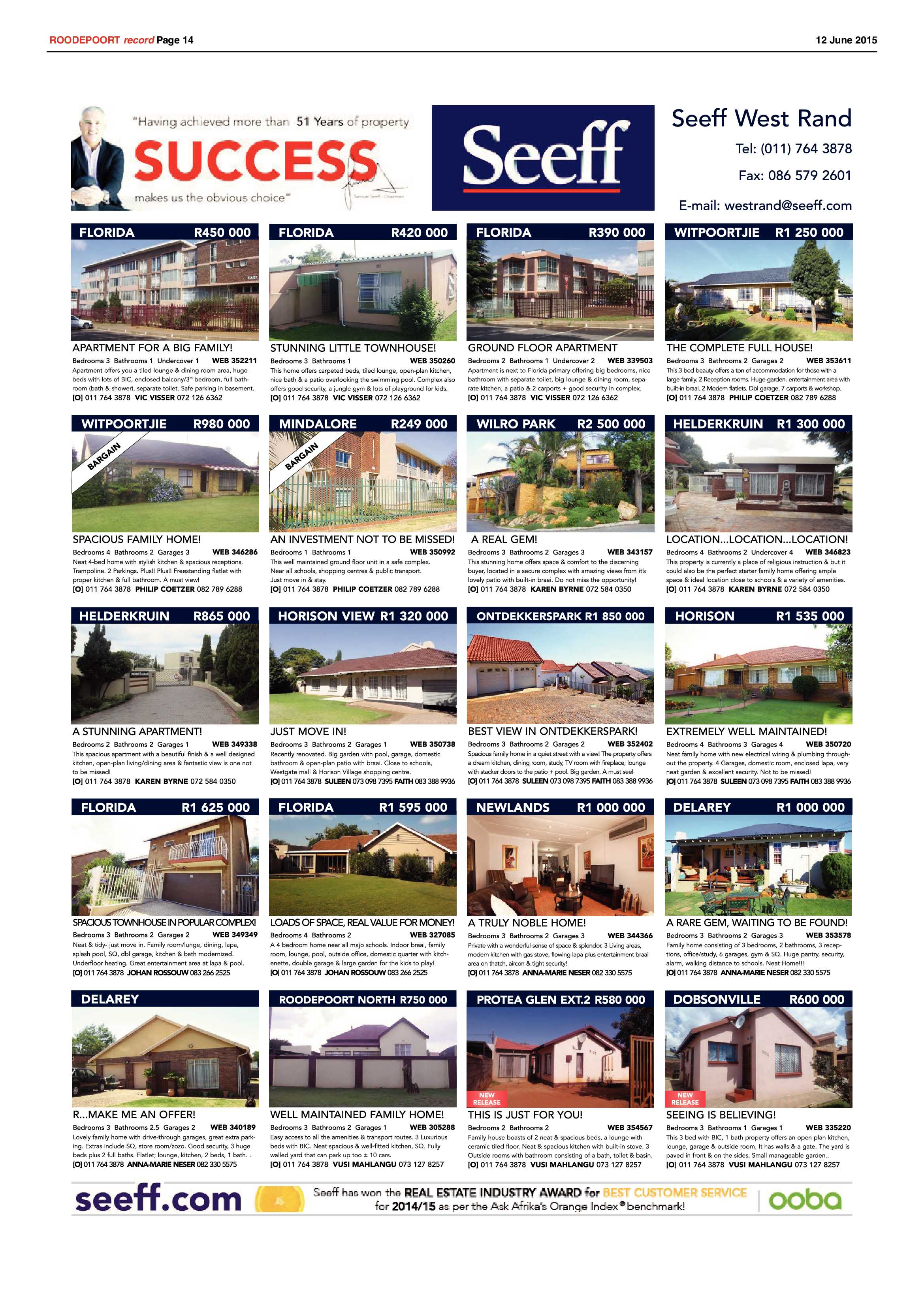 Roodepoort Record 12 June 2015 page 18