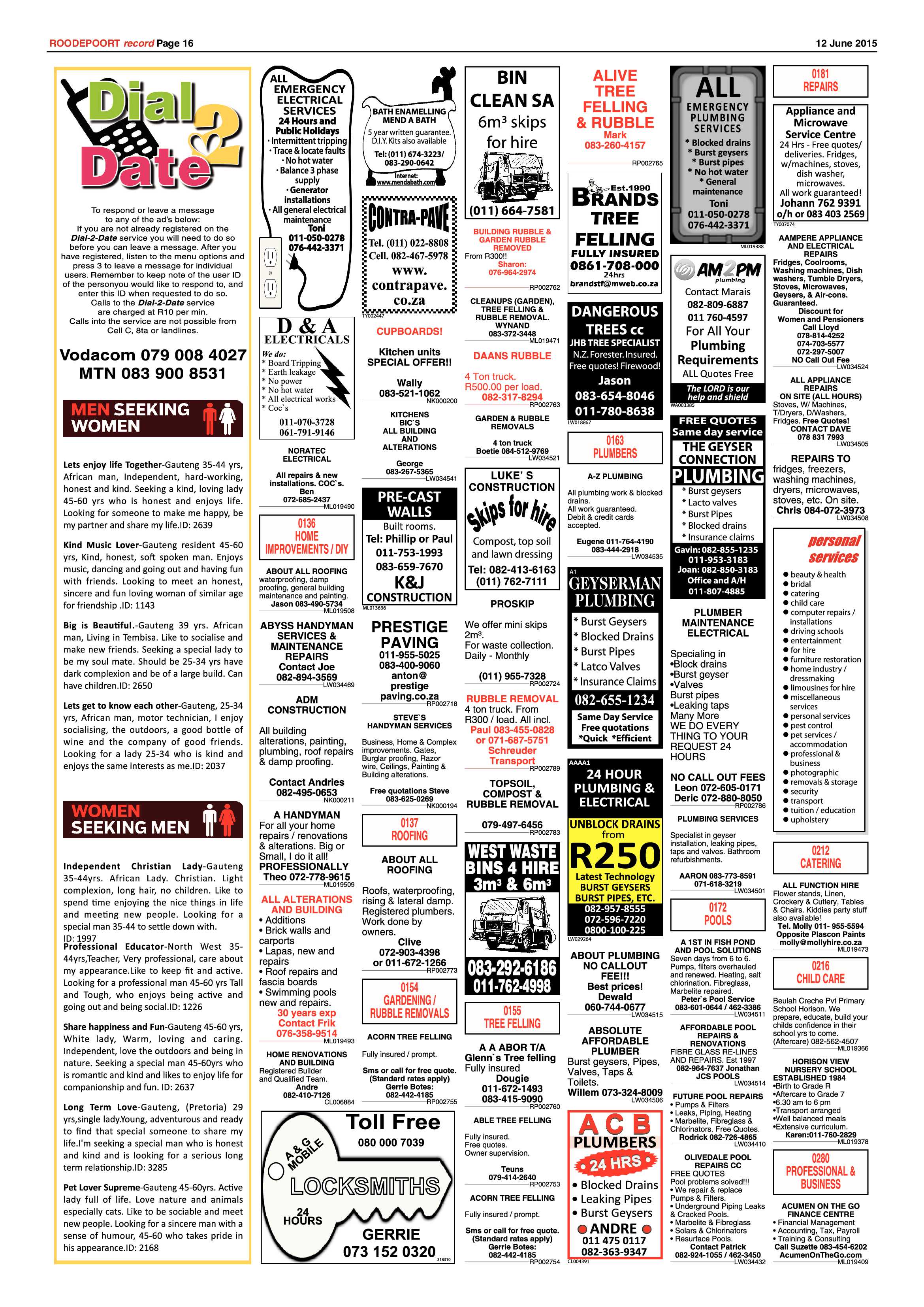 Roodepoort Record 12 June 2015 page 20