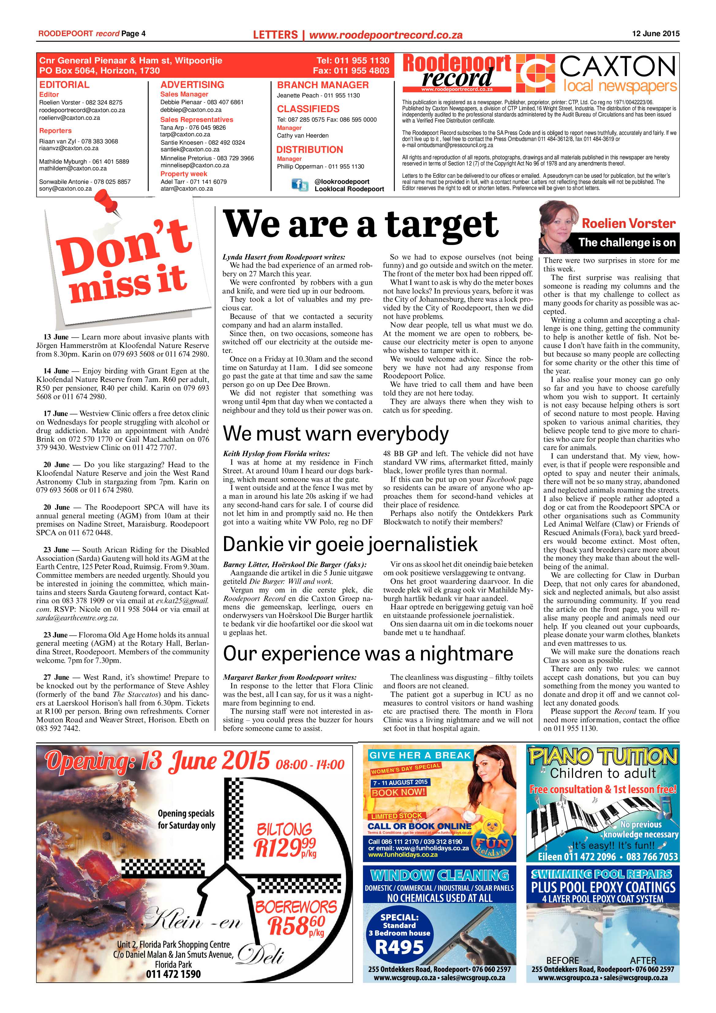 Roodepoort Record 12 June 2015 page 4