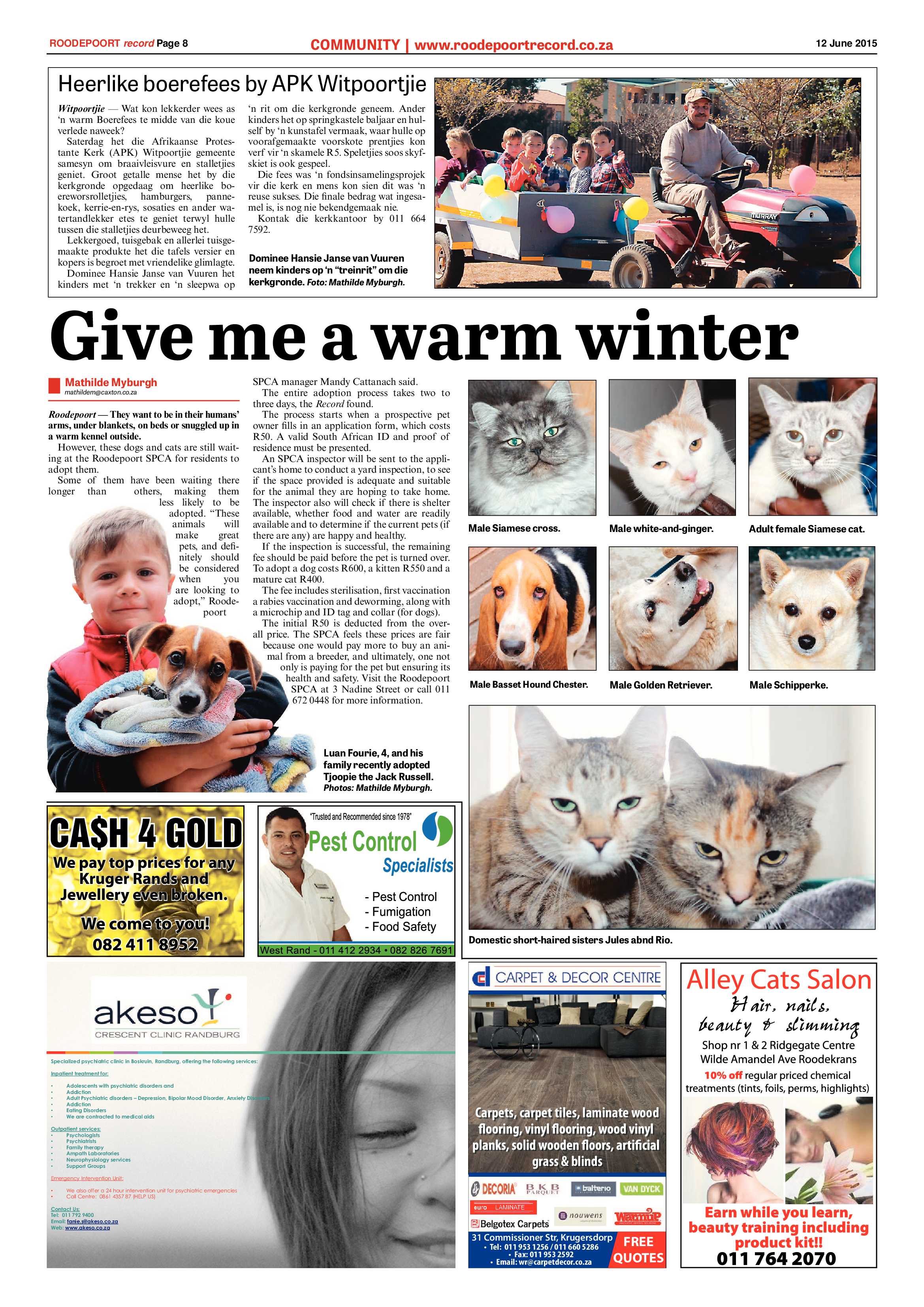 Roodepoort Record 12 June 2015 page 8