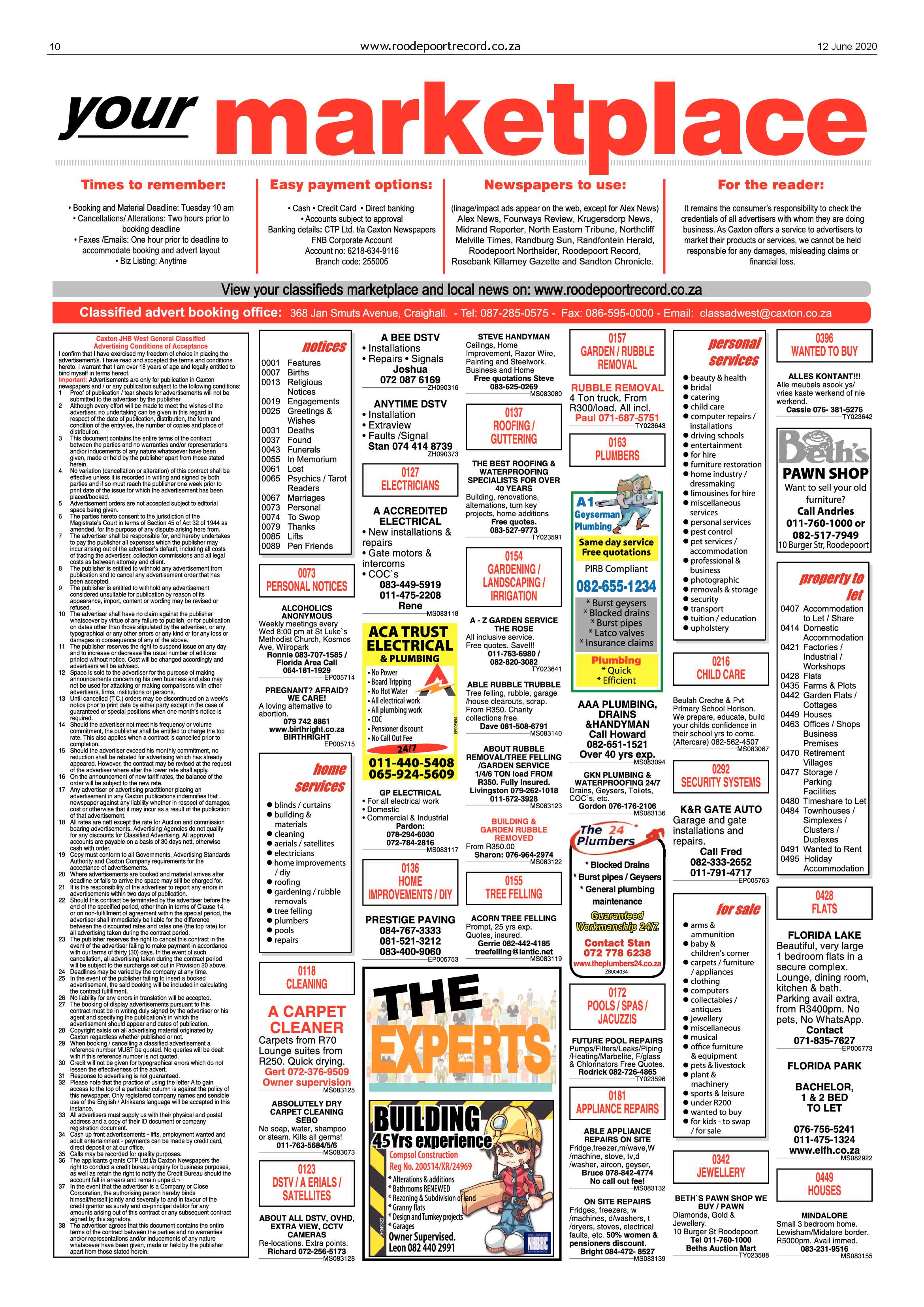 Roodepoort Record 12 June 2020 page 10