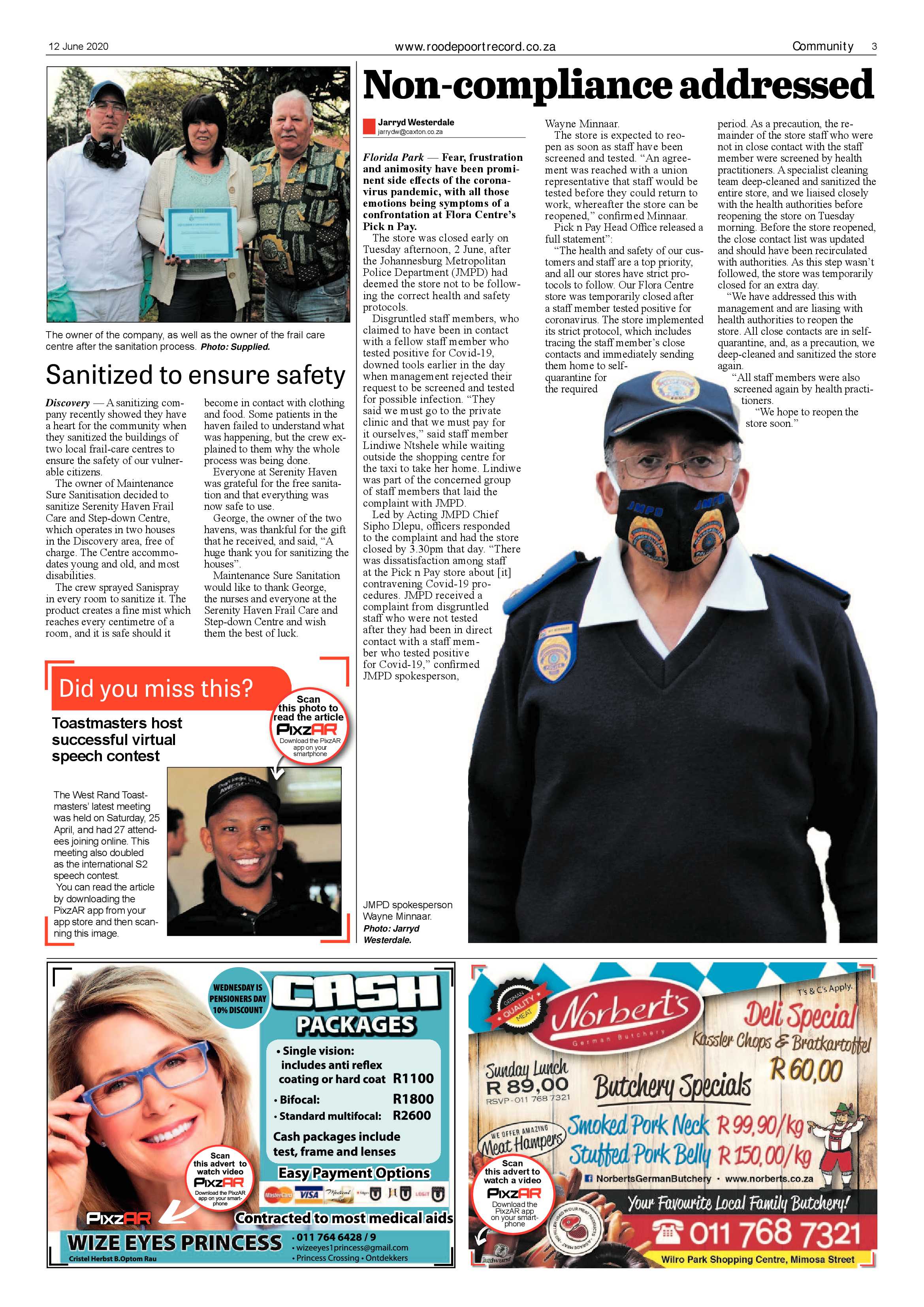 Roodepoort Record 12 June 2020 page 3