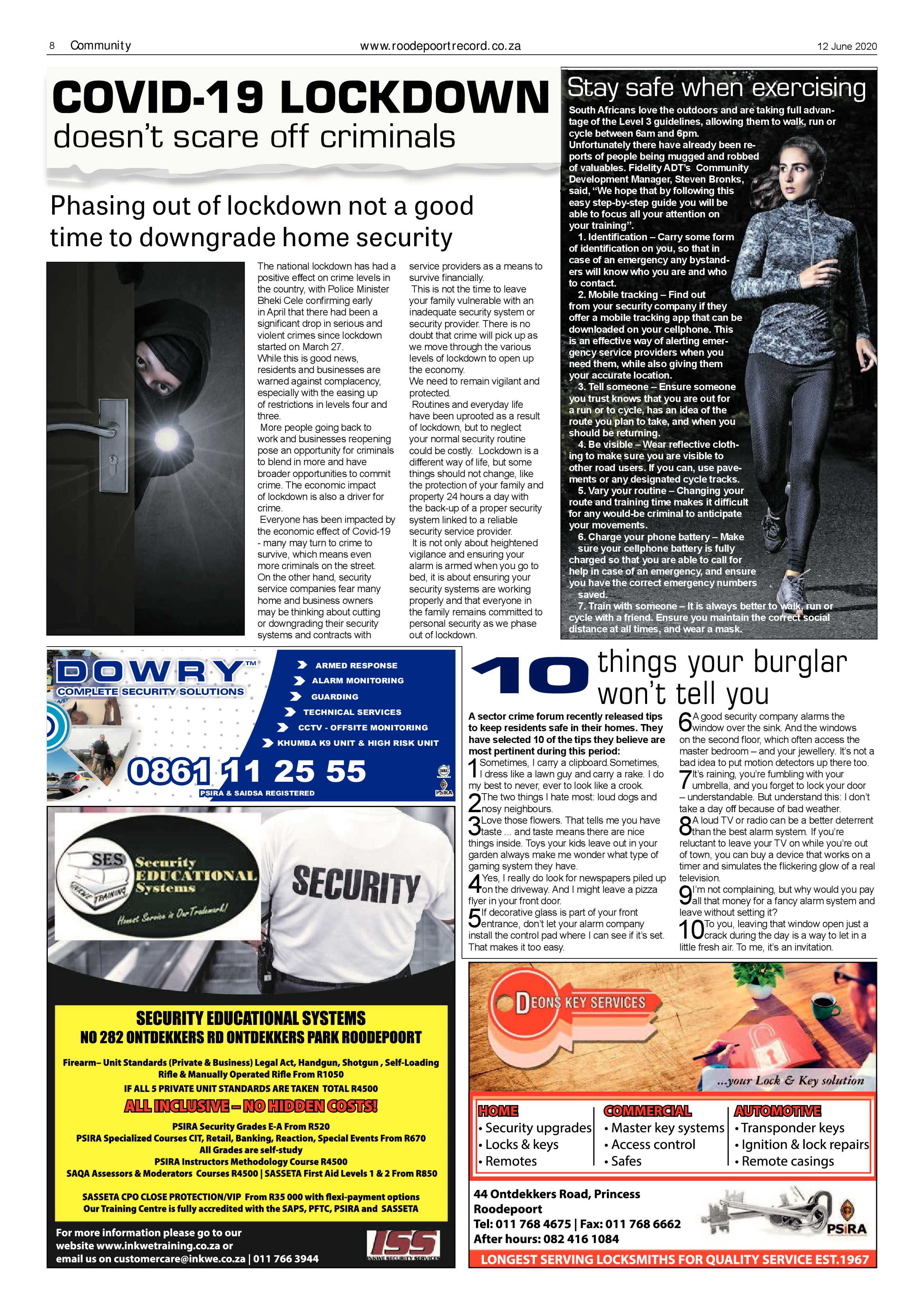 Roodepoort Record 12 June 2020 page 8