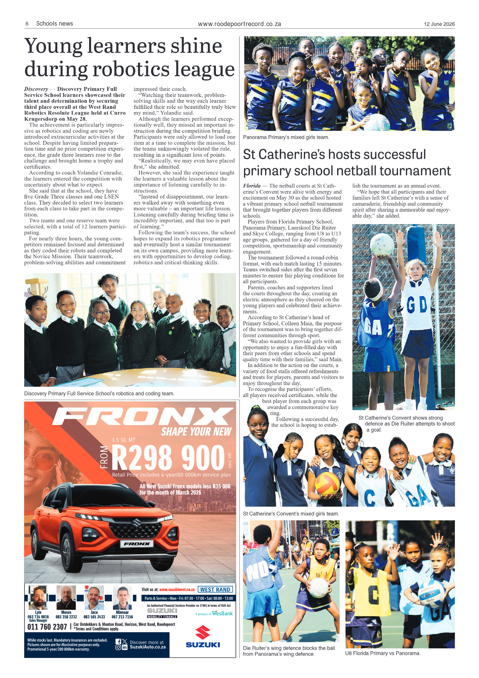 Roodepoort Record 12 June 2026 page 6
