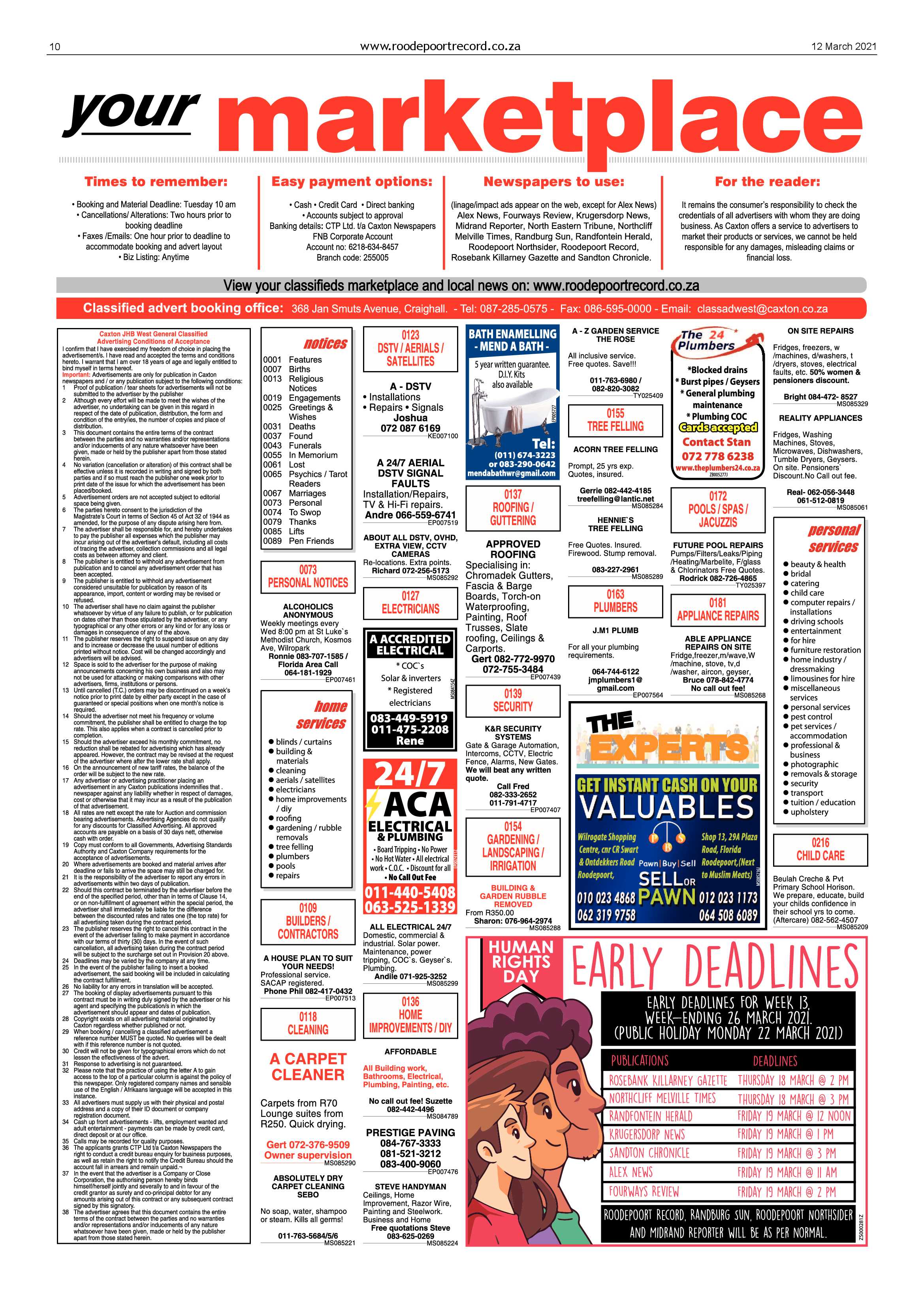 Roodepoort Record 12 March 2021 page 10