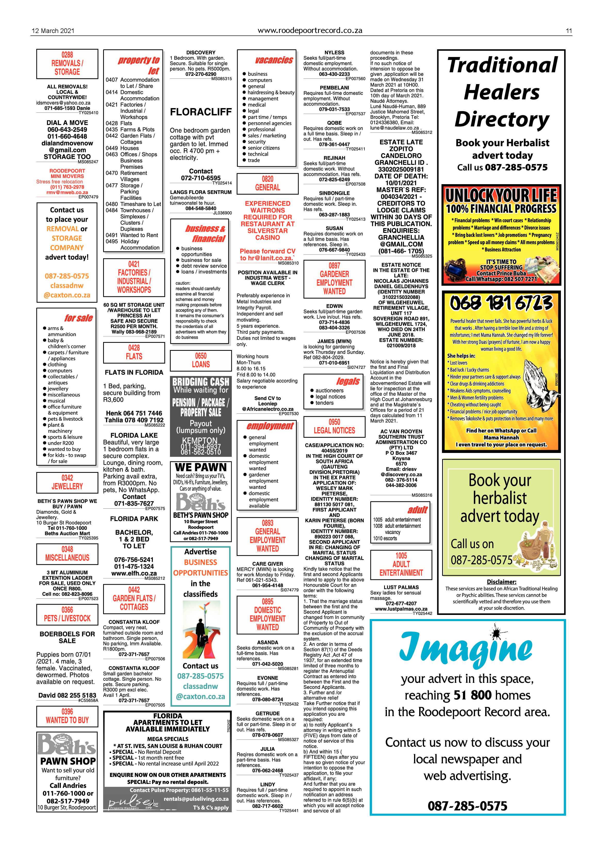 Roodepoort Record 12 March 2021 page 11