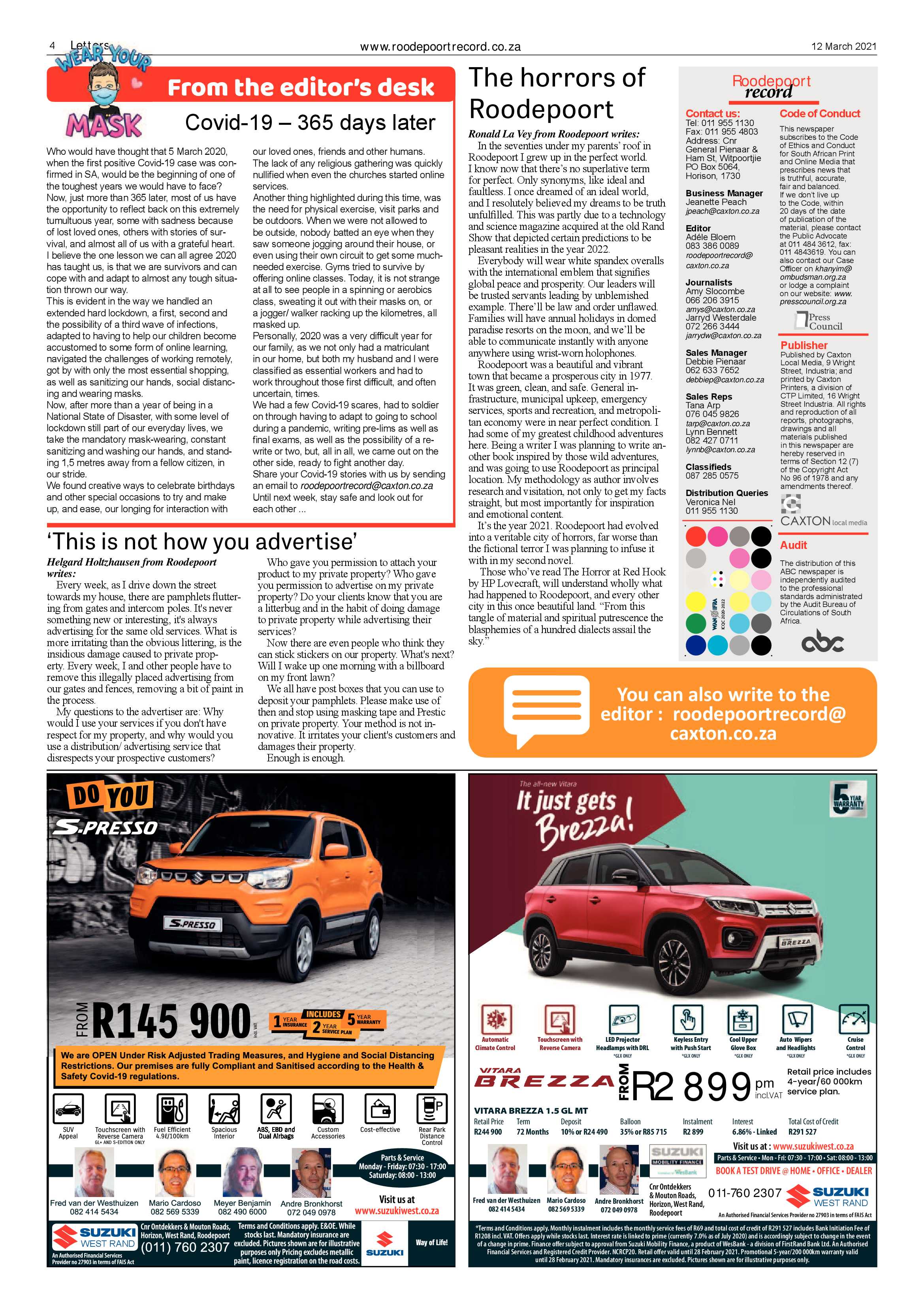 Roodepoort Record 12 March 2021 page 4