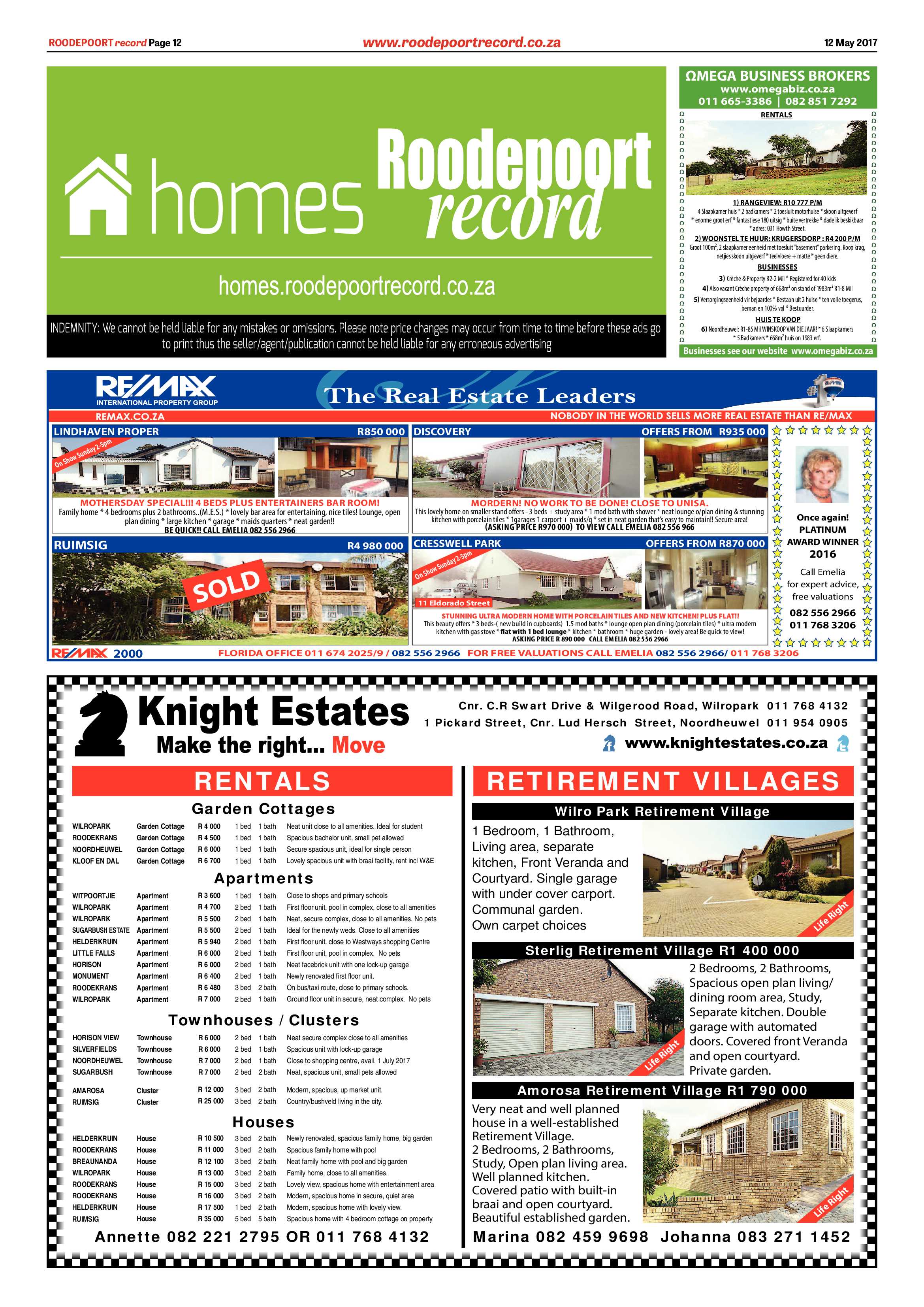 Roodepoort Record 12 May 2017 page 12