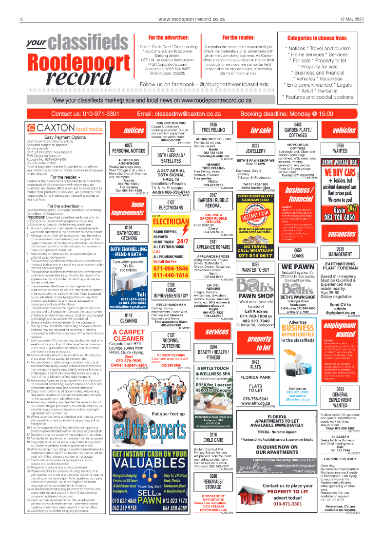 Roodepoort Record 12 May 2023 page 6