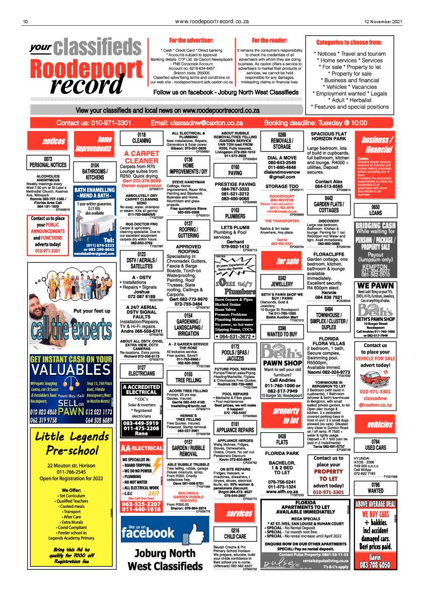 Roodepoort Record 12 November 2021 page 10