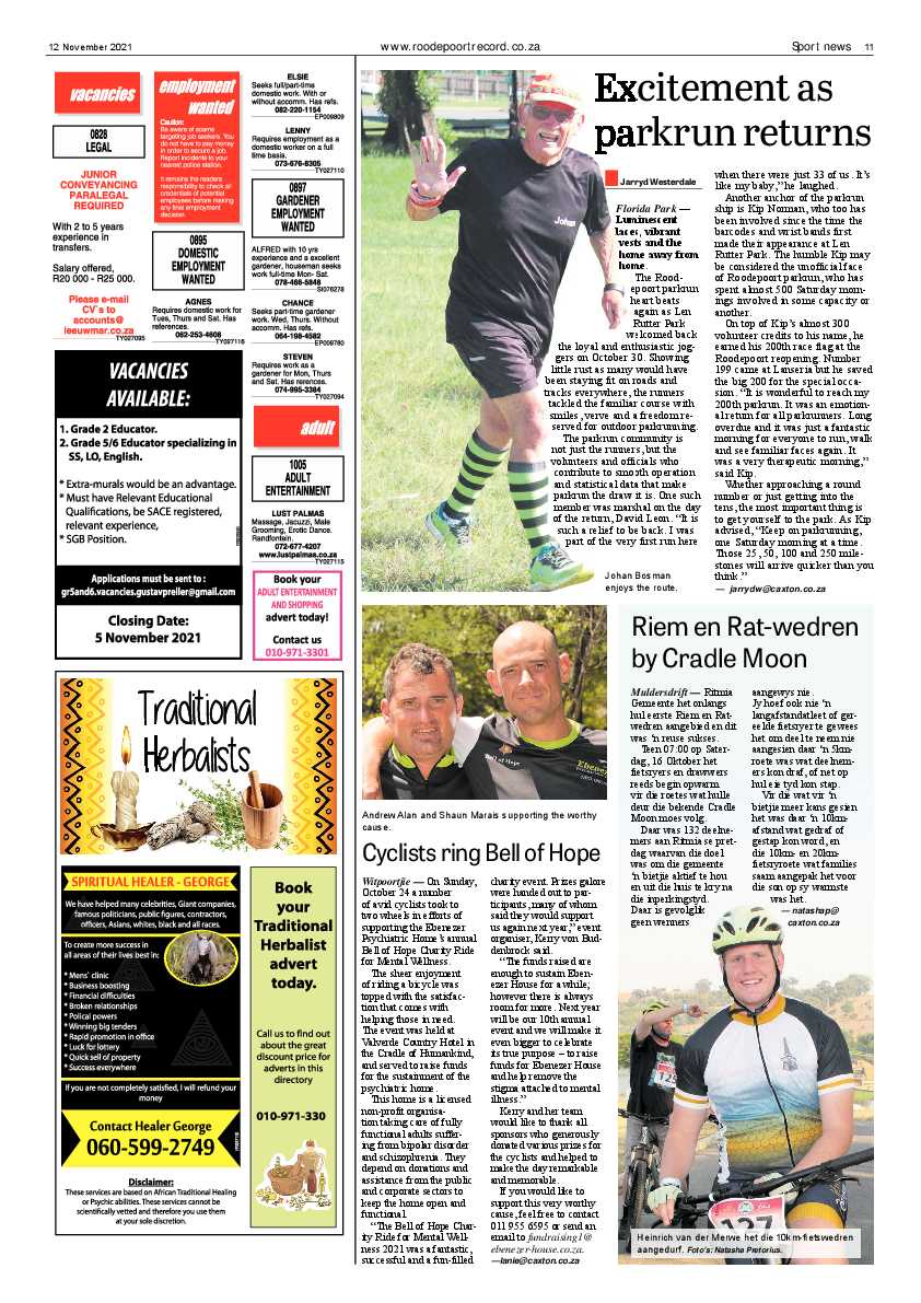 Roodepoort Record 12 November 2021 page 11