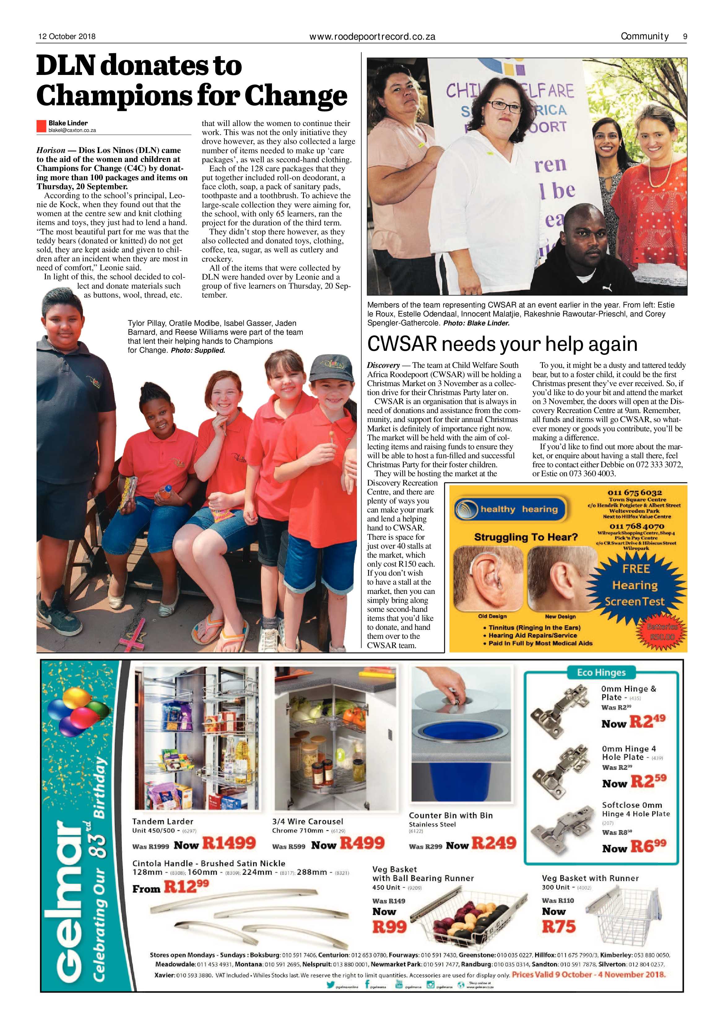 Roodepoort Record 12 October 2018 page 9