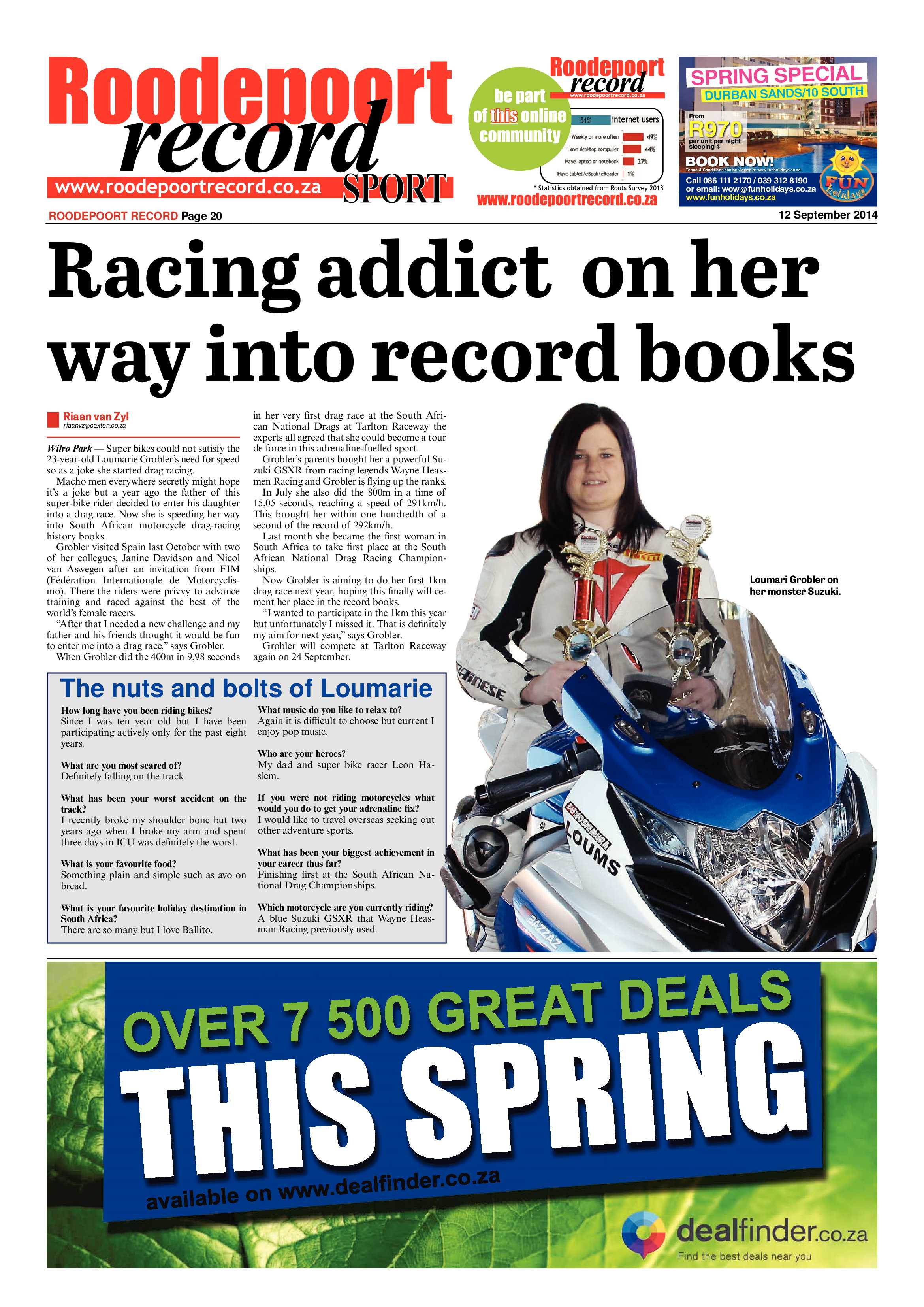 Roodepoort Record 12 September 2014 page 20