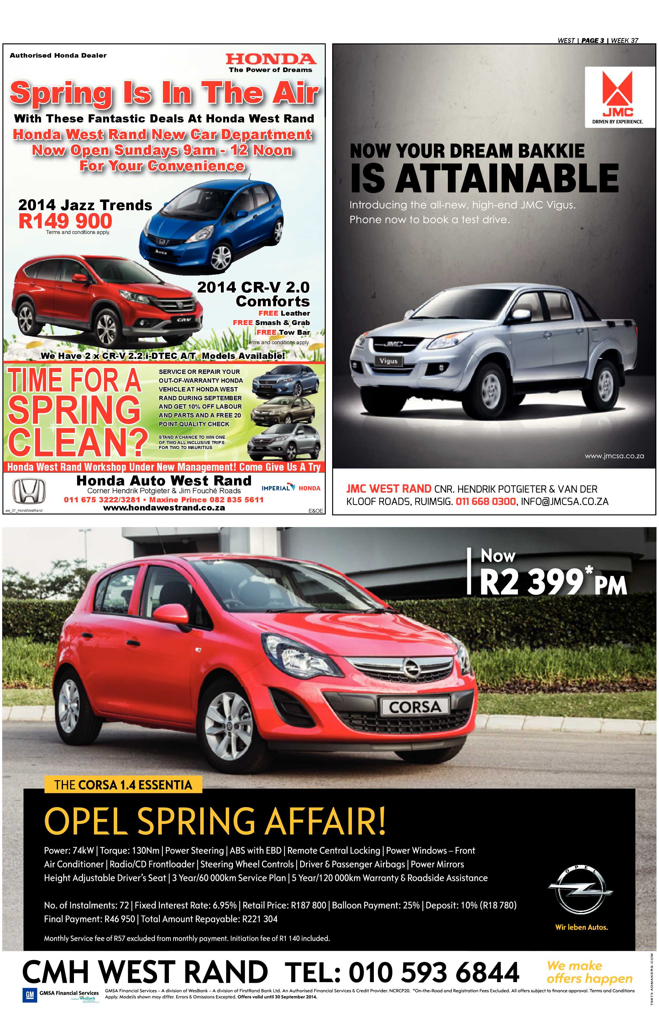 Roodepoort Record 12 September 2014 page 23