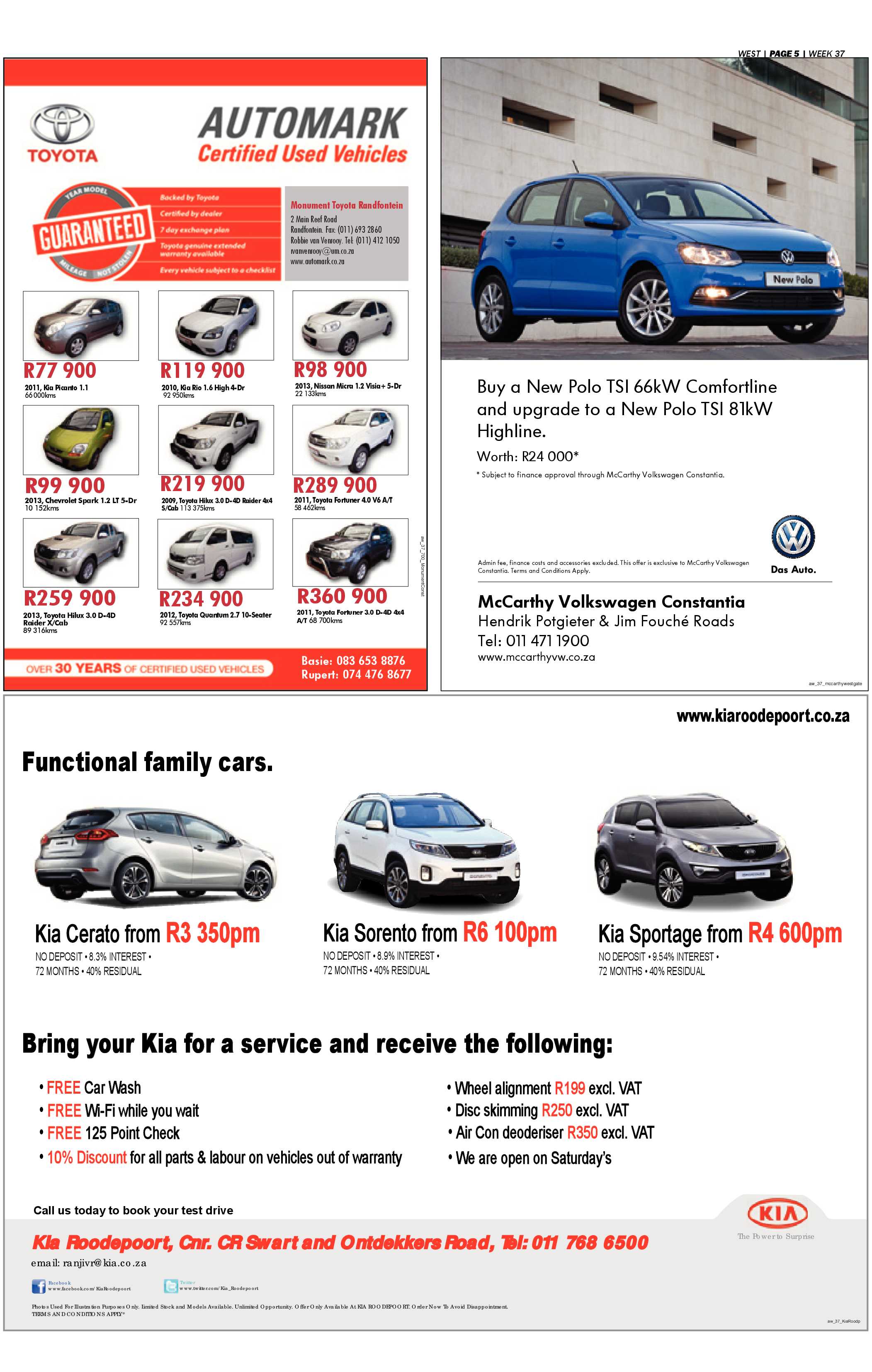 Roodepoort Record 12 September 2014 page 25