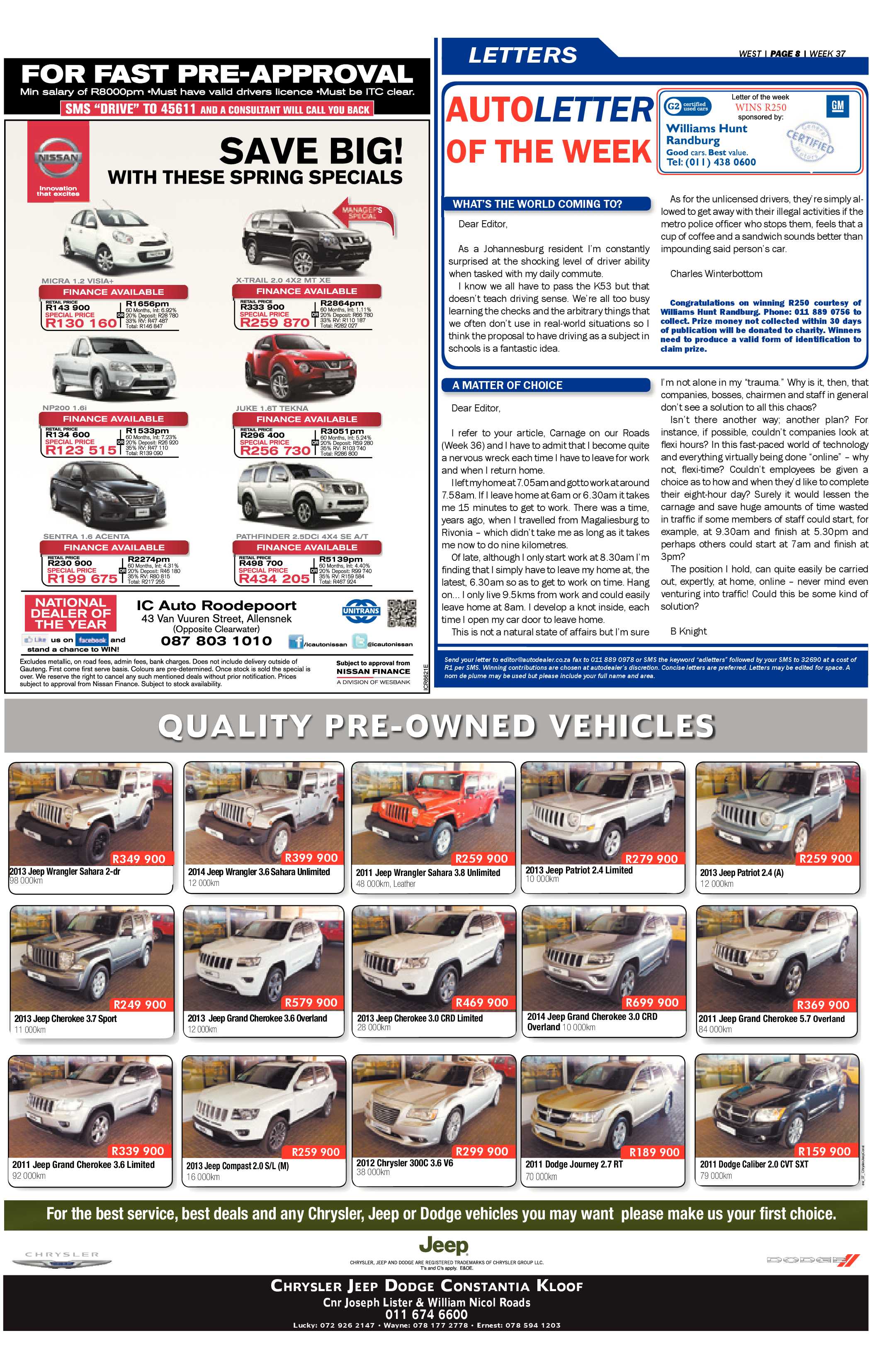 Roodepoort Record 12 September 2014 page 28