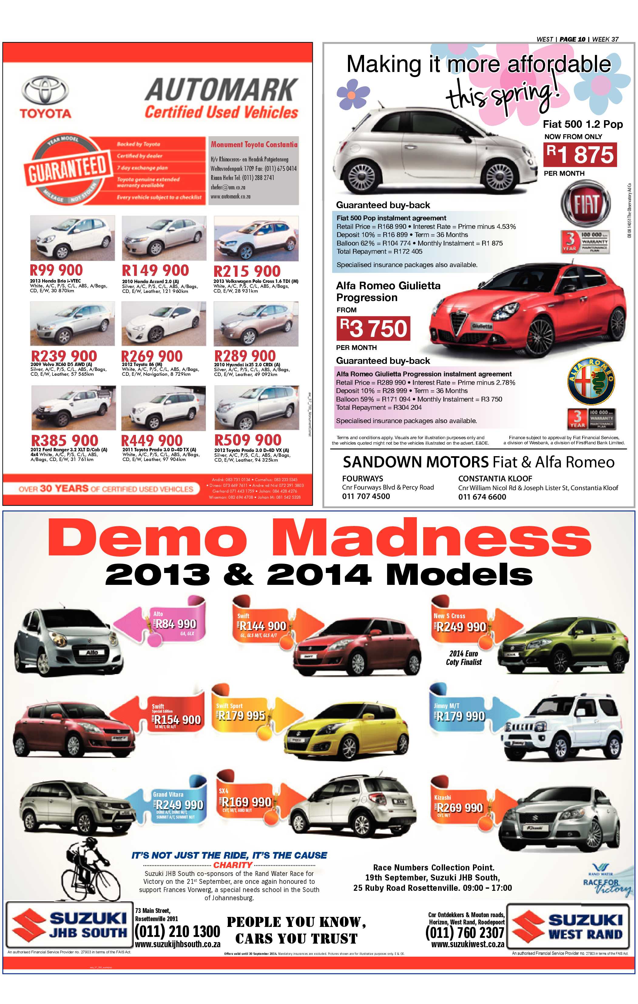 Roodepoort Record 12 September 2014 page 30