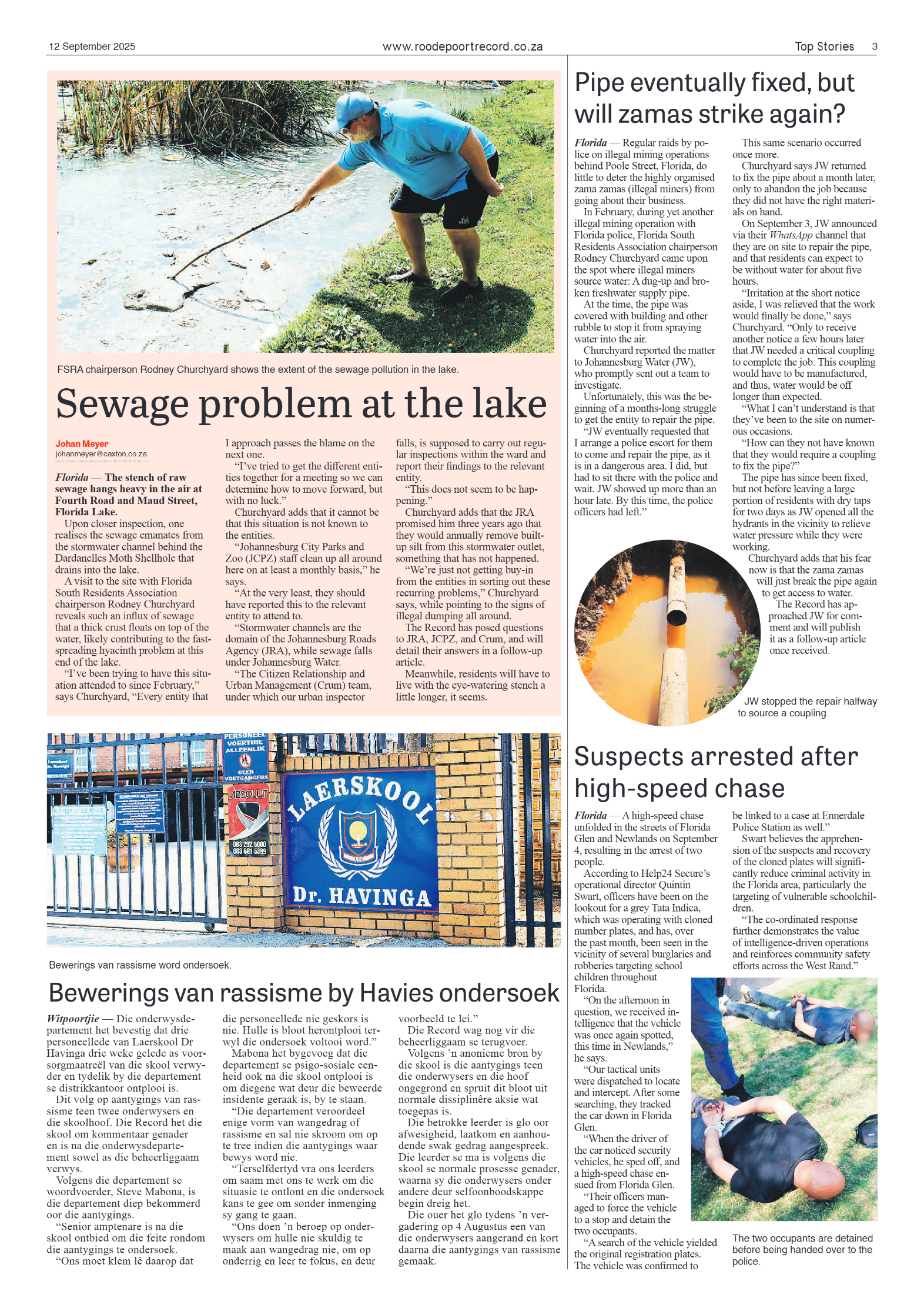 Roodepoort Record 12 September 2025 page 3
