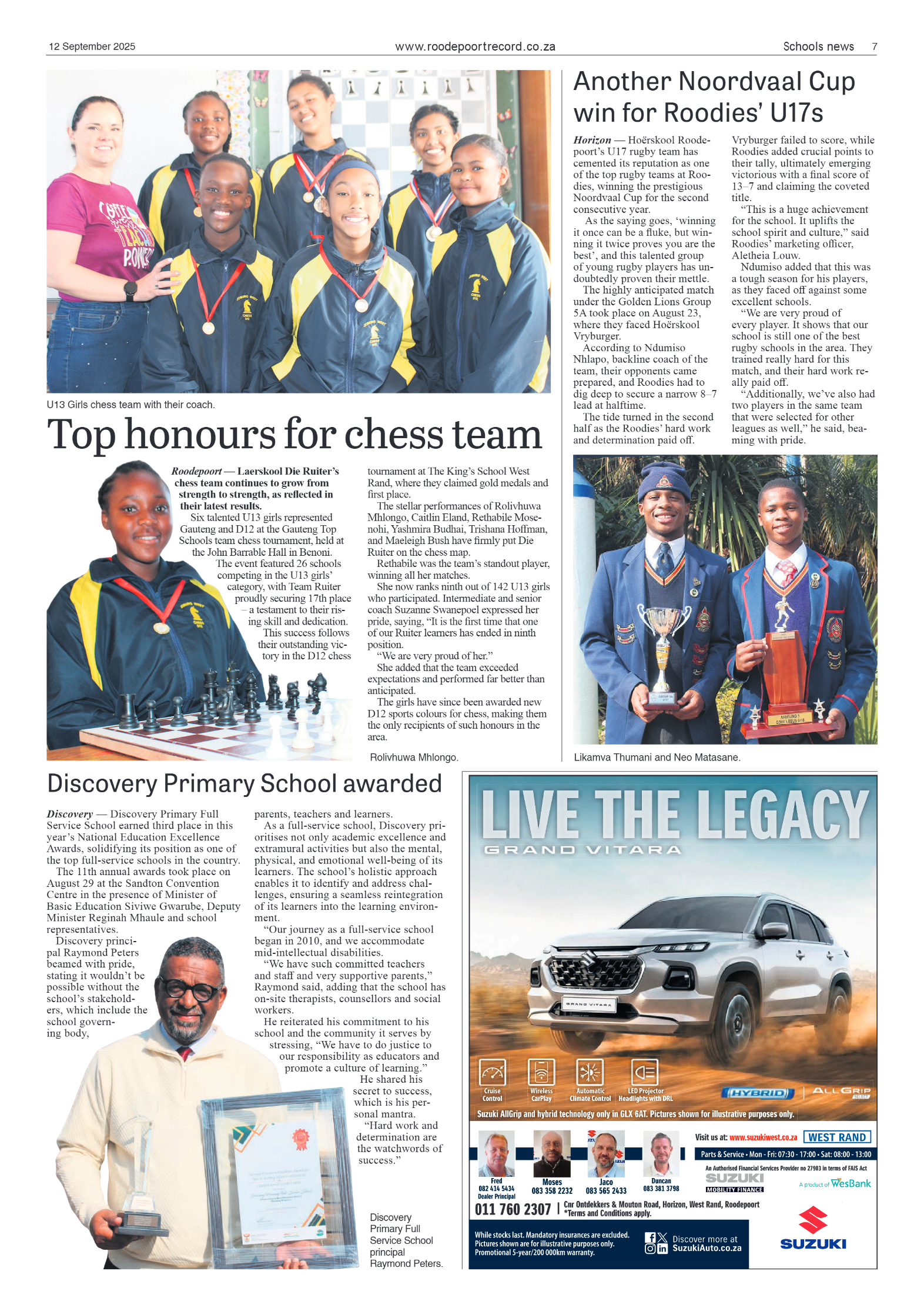 Roodepoort Record 12 September 2025 page 7