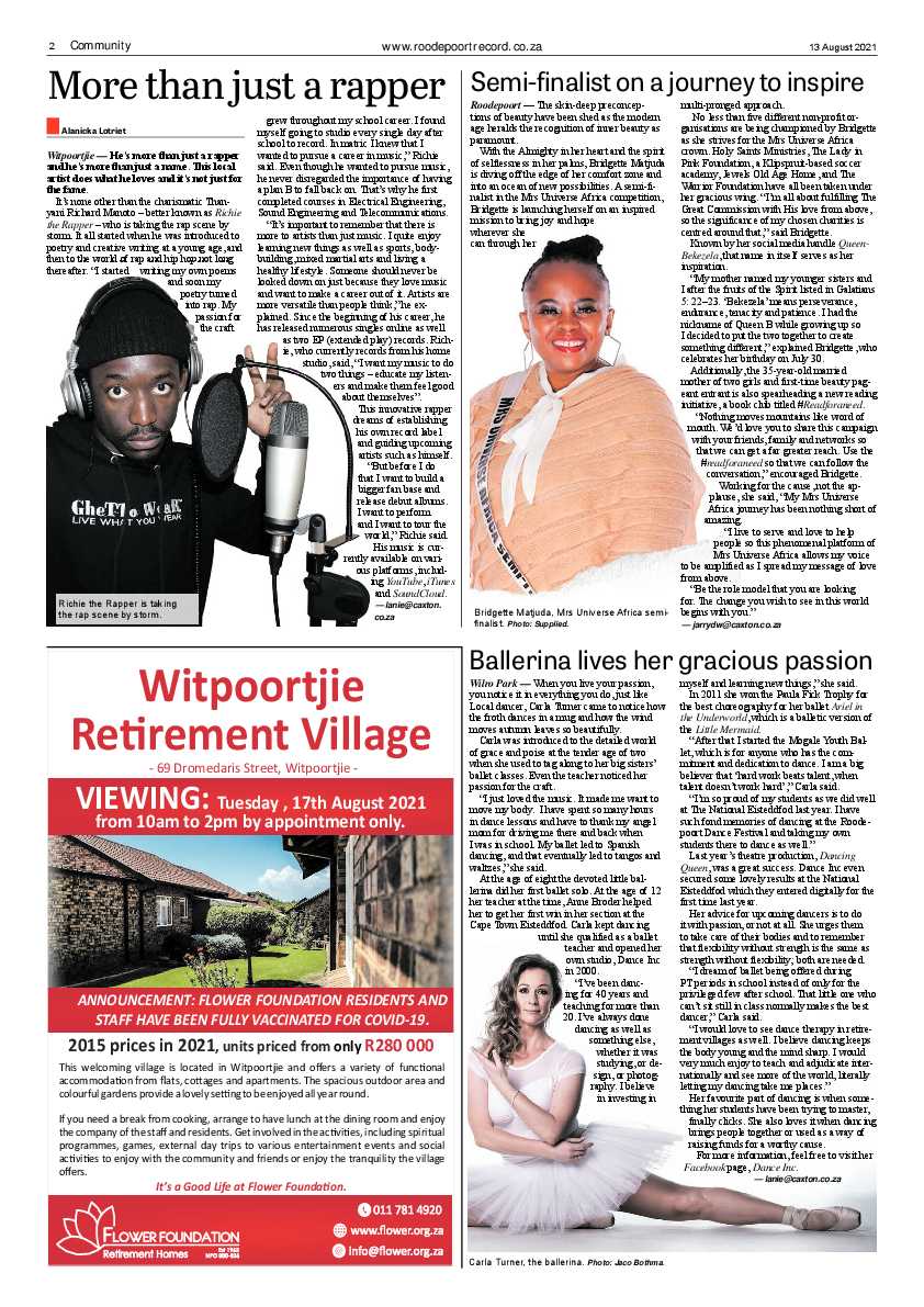 Roodepoort Record 13 August 2021 page 2