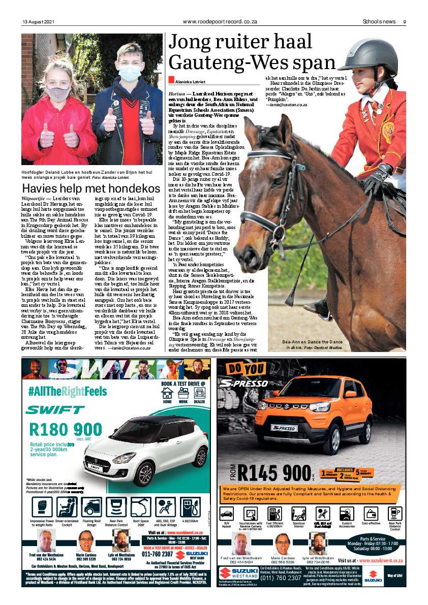 Roodepoort Record 13 August 2021 page 9