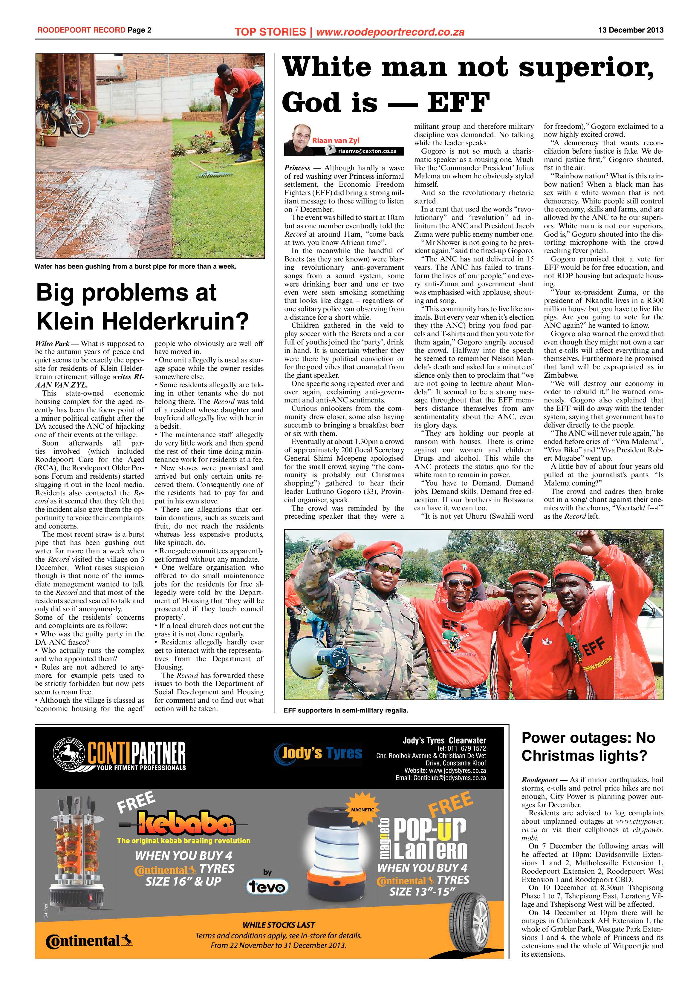 Roodepoort Record 13 December 2013 page 2