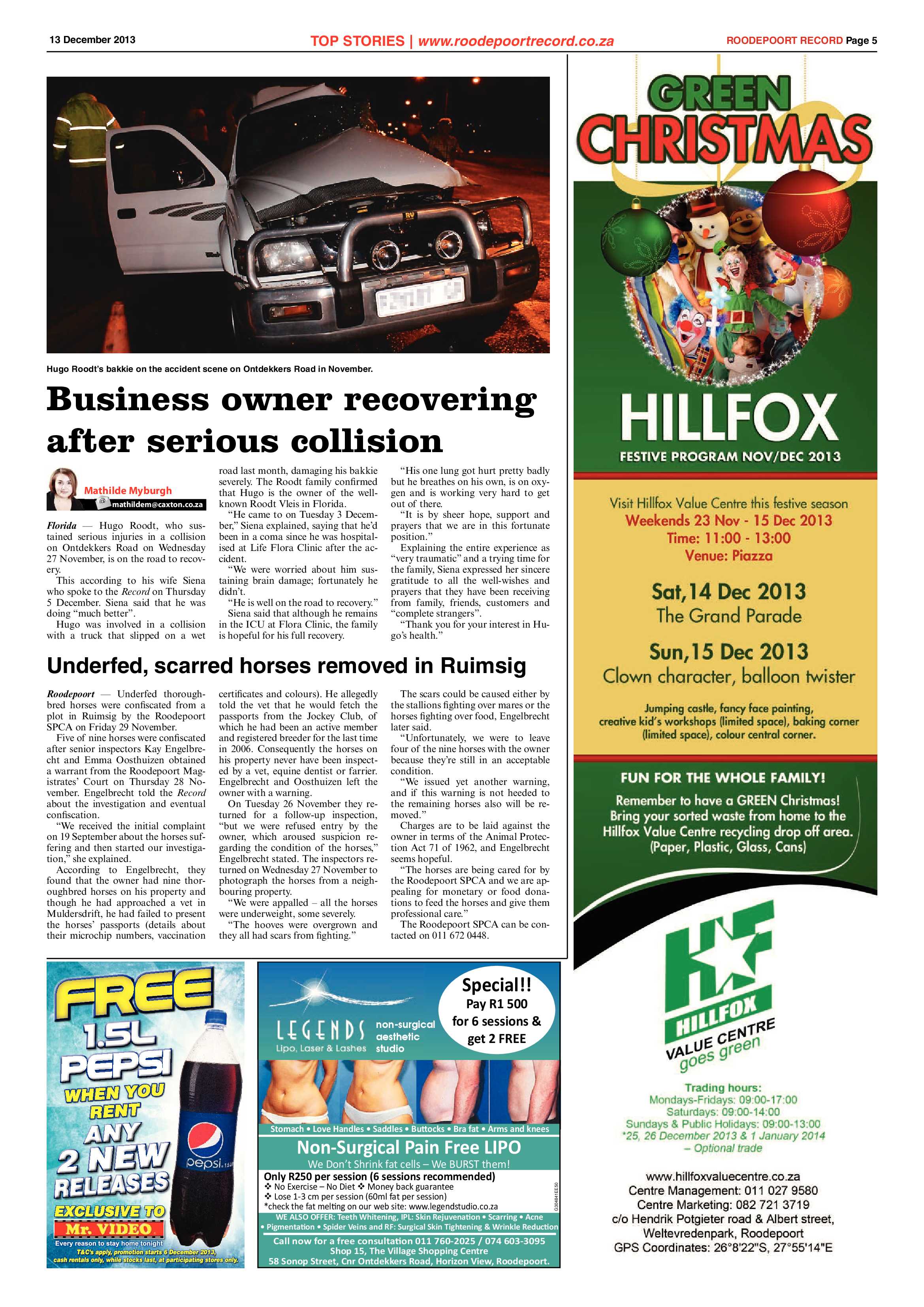 Roodepoort Record 13 December 2013 page 5