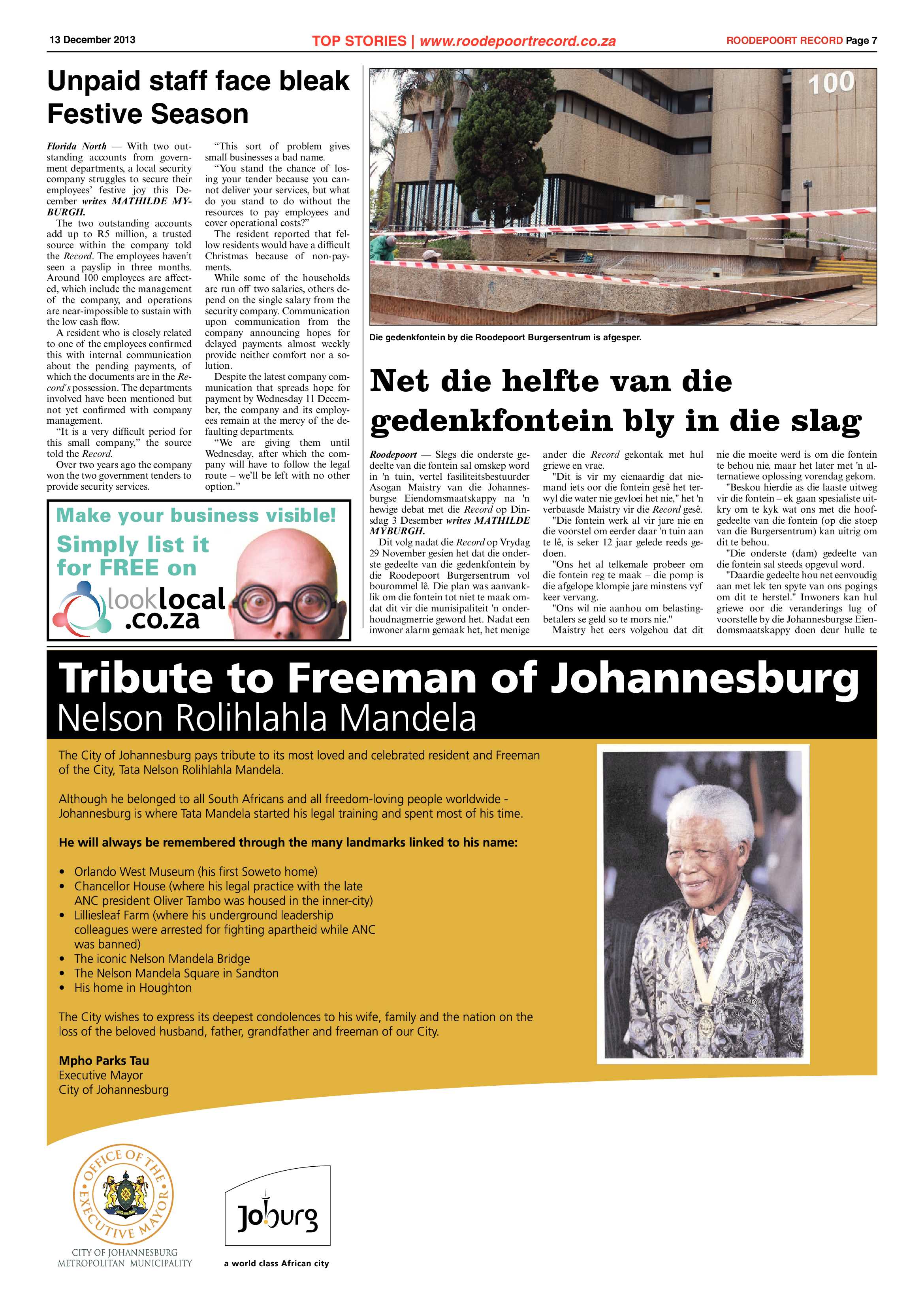 Roodepoort Record 13 December 2013 page 7