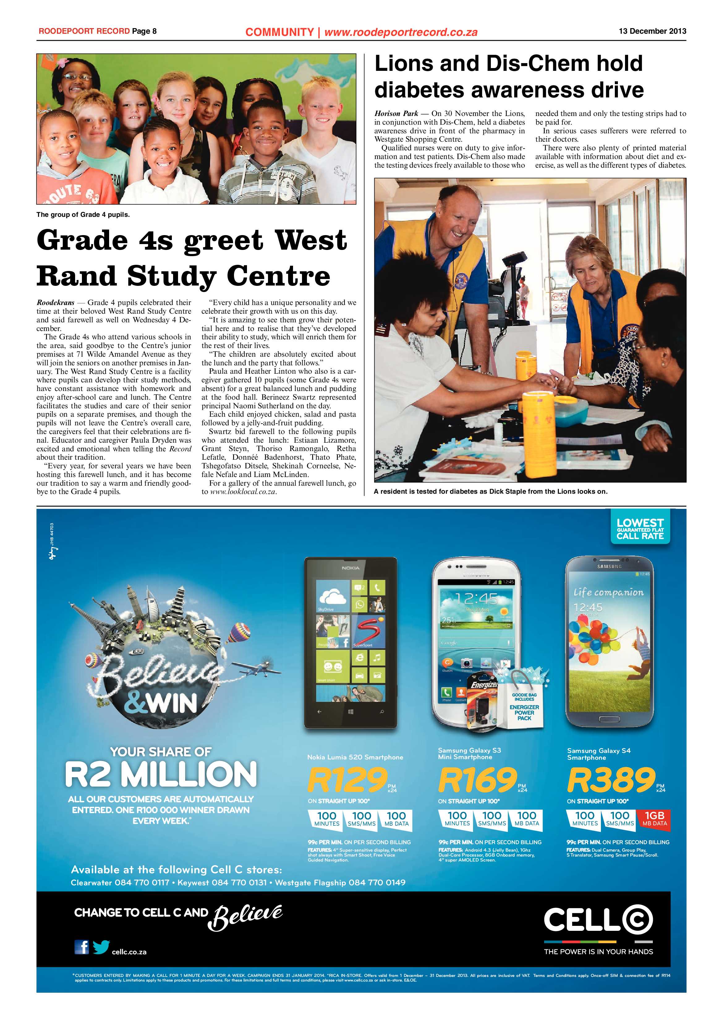 Roodepoort Record 13 December 2013 page 8