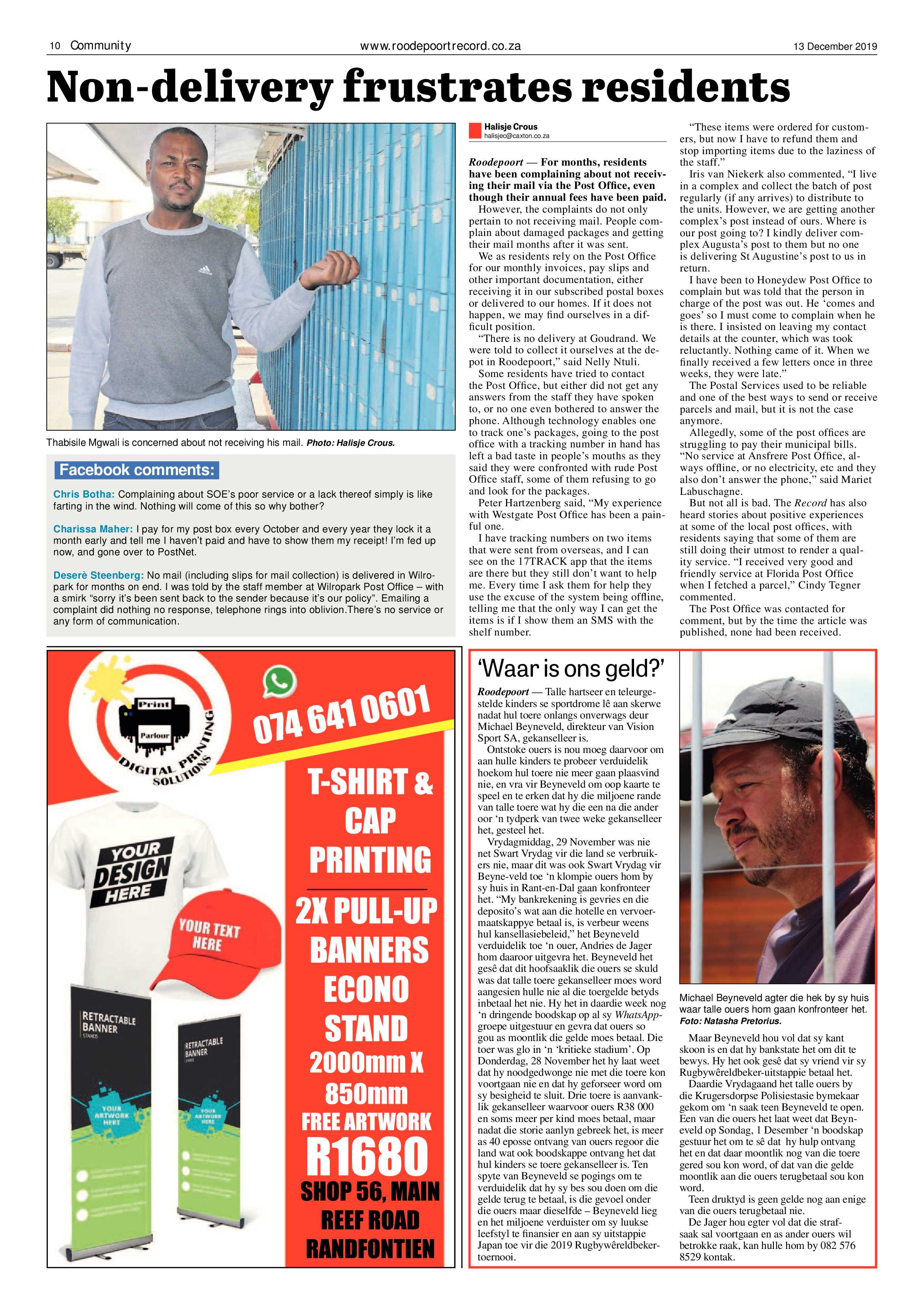 Roodepoort Record 13 December 2019 page 10