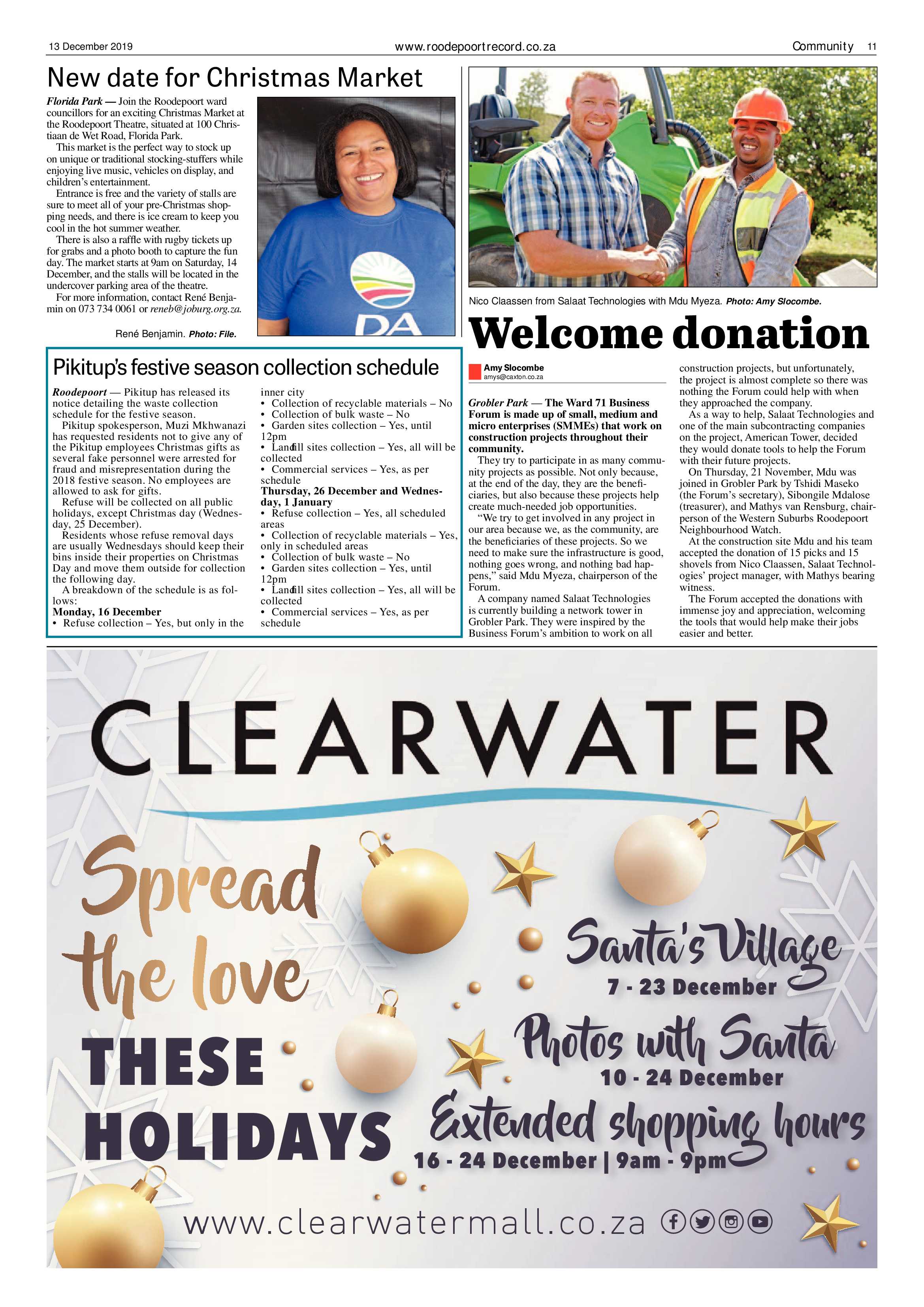 Roodepoort Record 13 December 2019 page 11