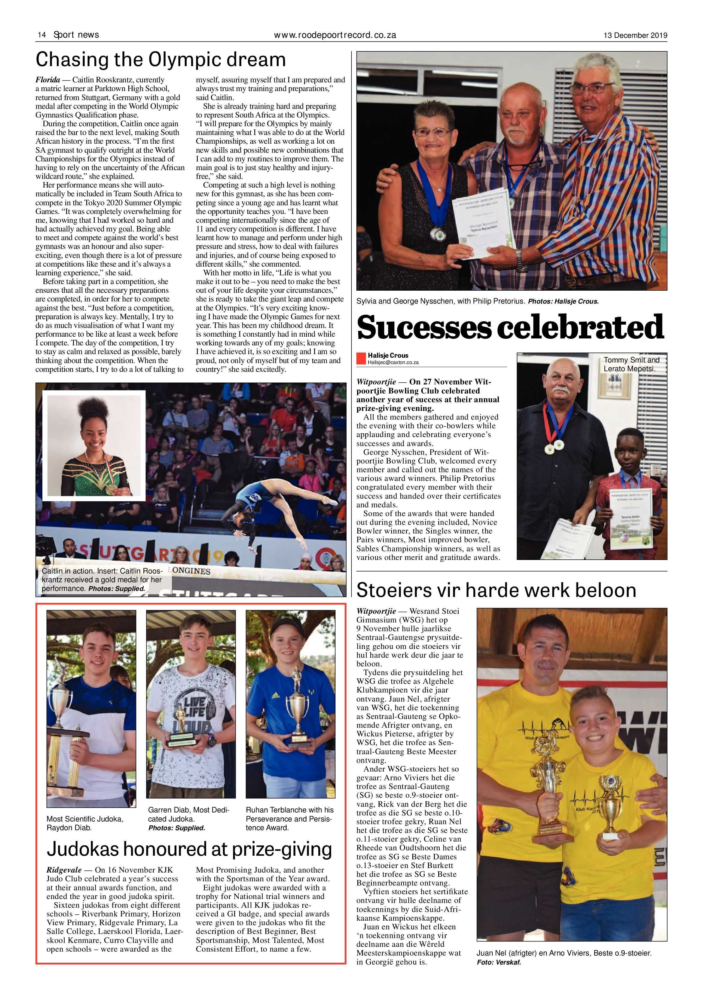 Roodepoort Record 13 December 2019 page 14