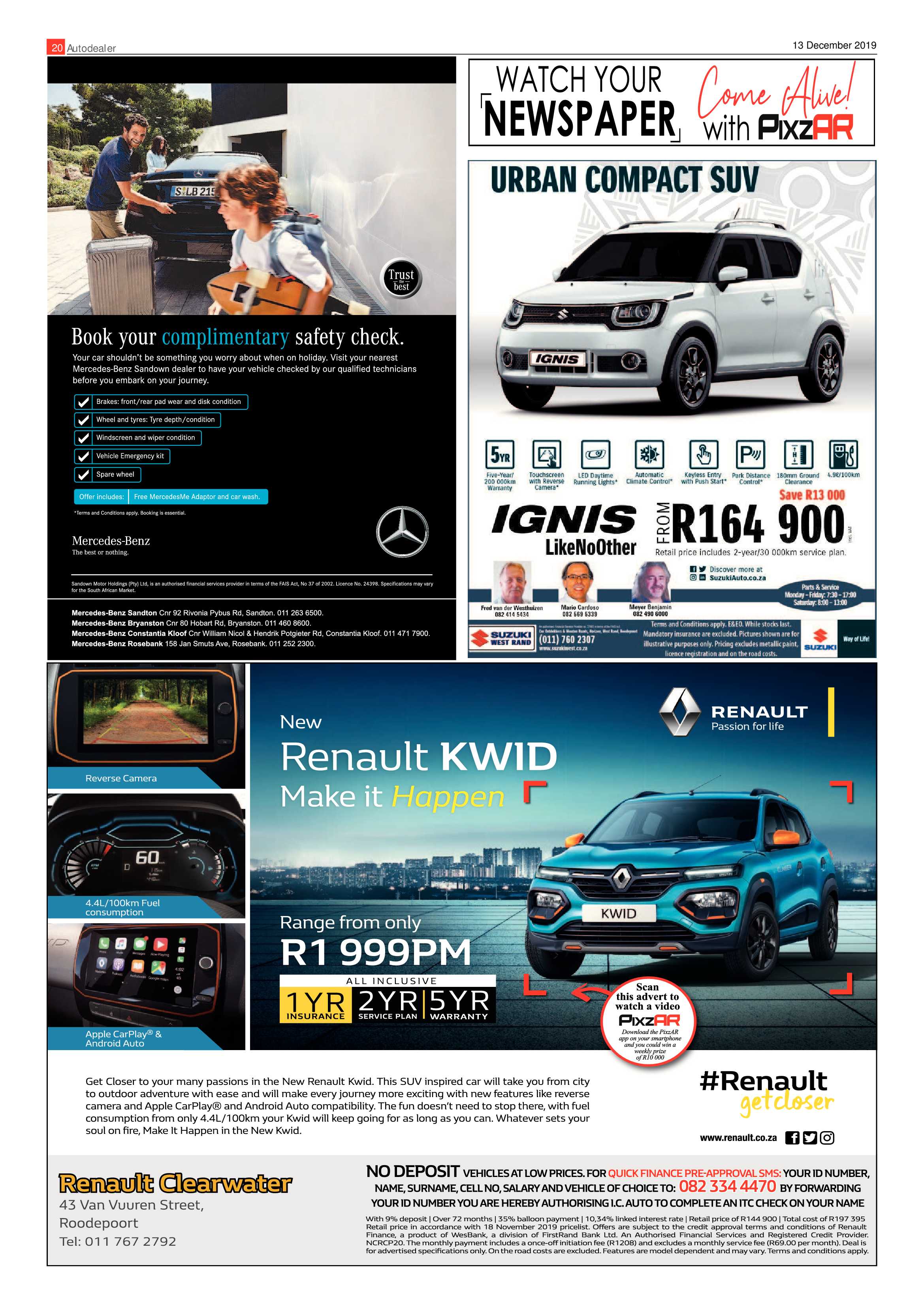 Roodepoort Record 13 December 2019 page 20