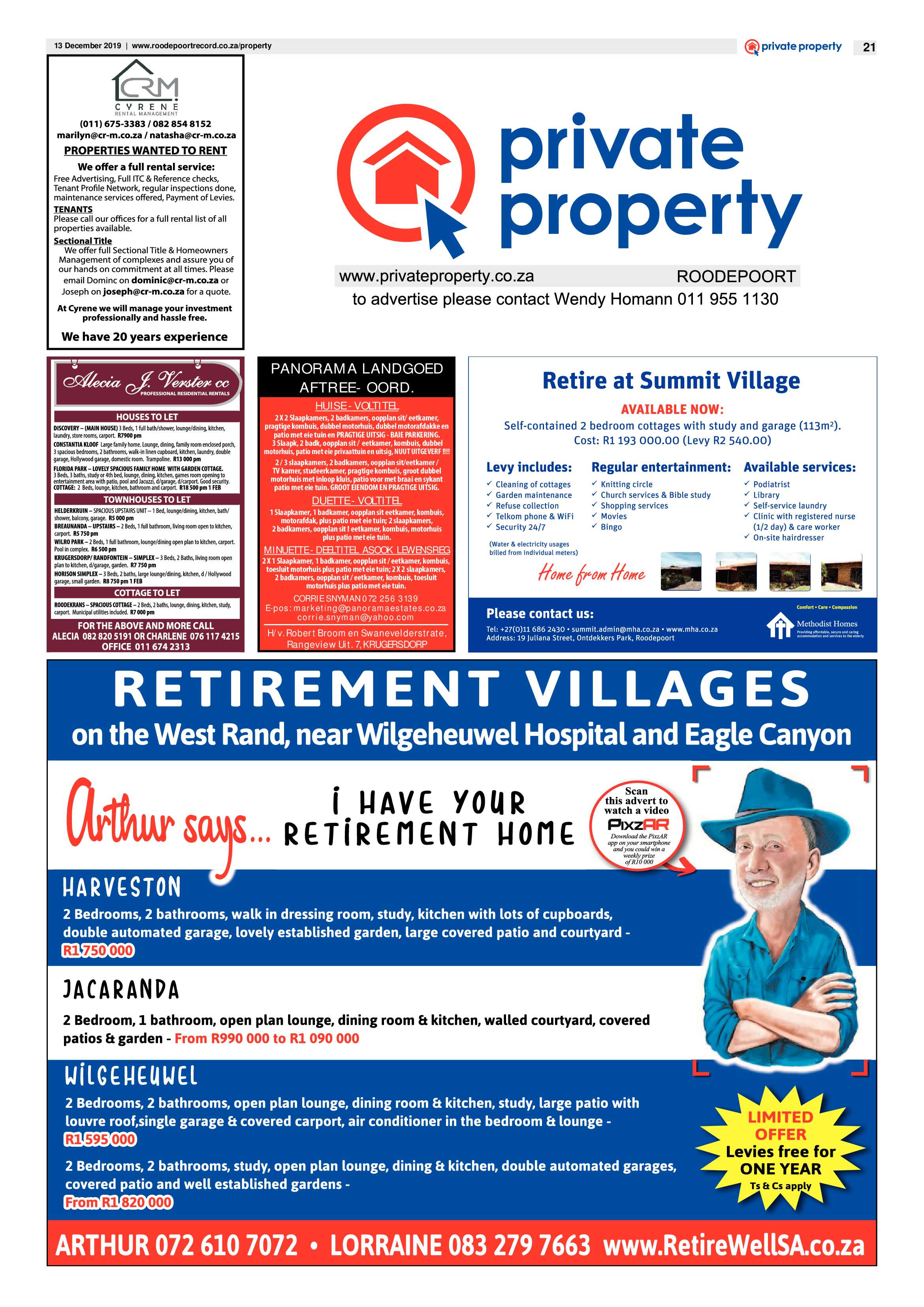 Roodepoort Record 13 December 2019 page 21