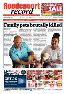 Roodepoort Record 13 December 2019