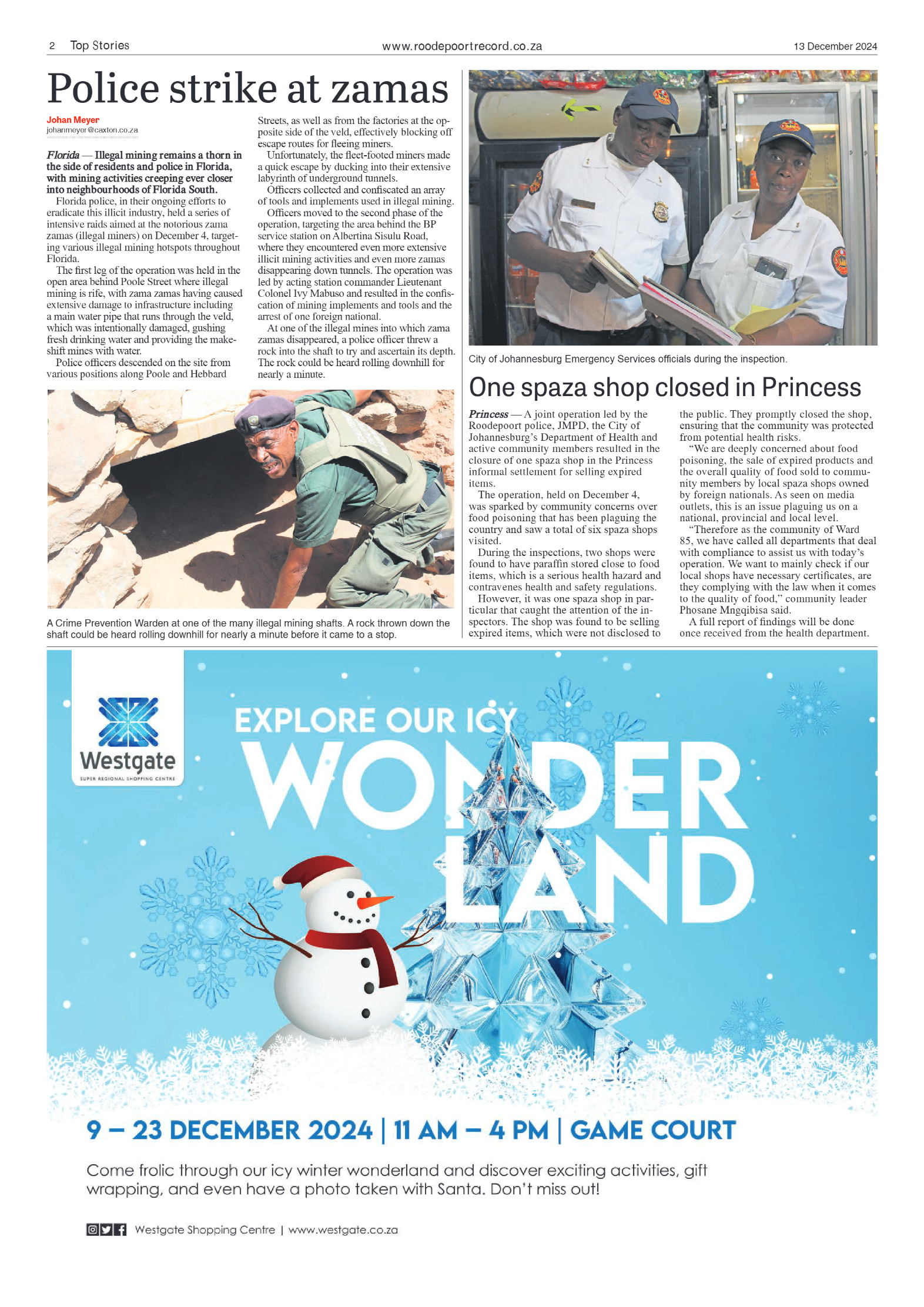 Roodepoort Record 13 December 2024 page 2