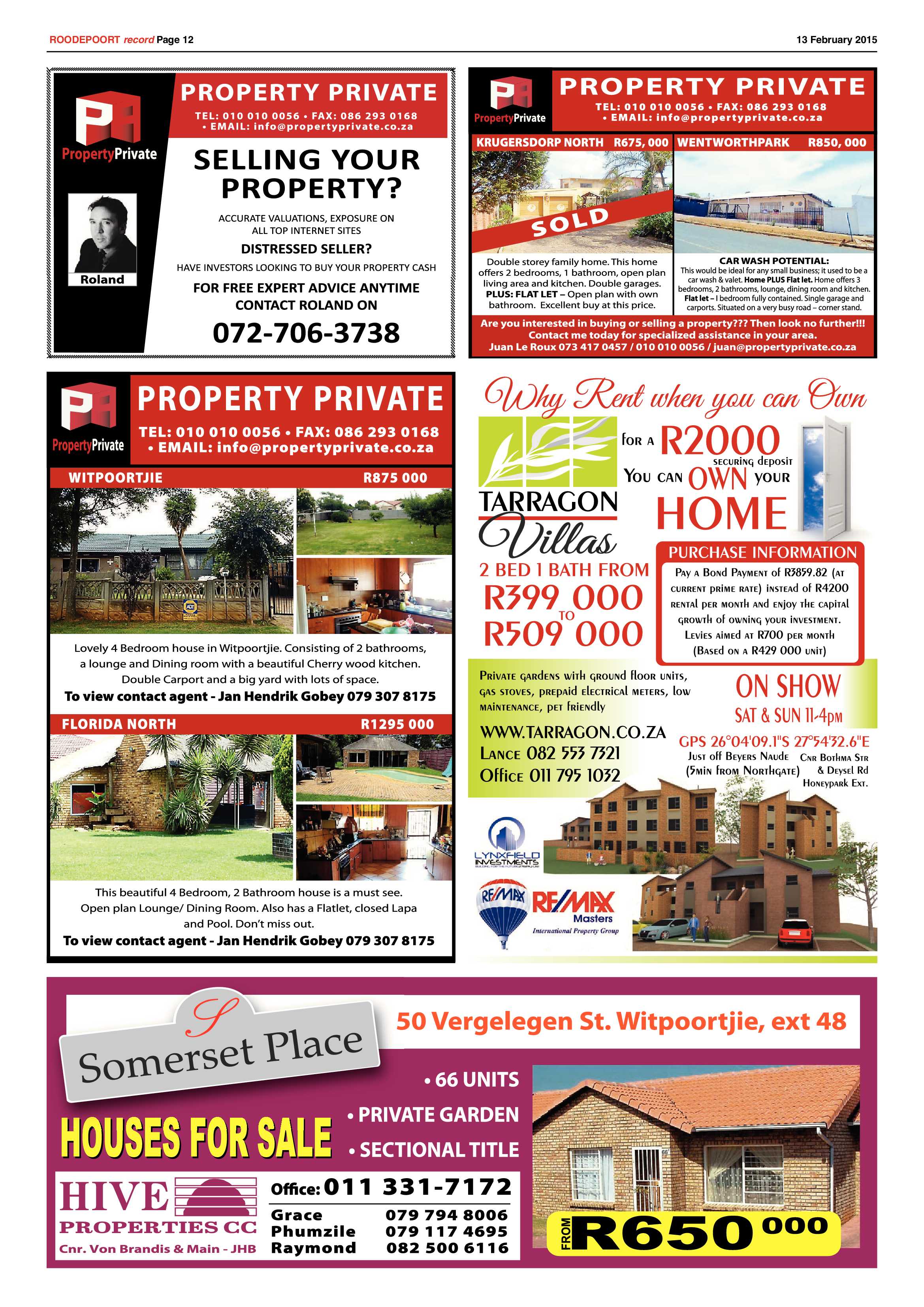 Roodepoort Record 13 February 2015 page 12