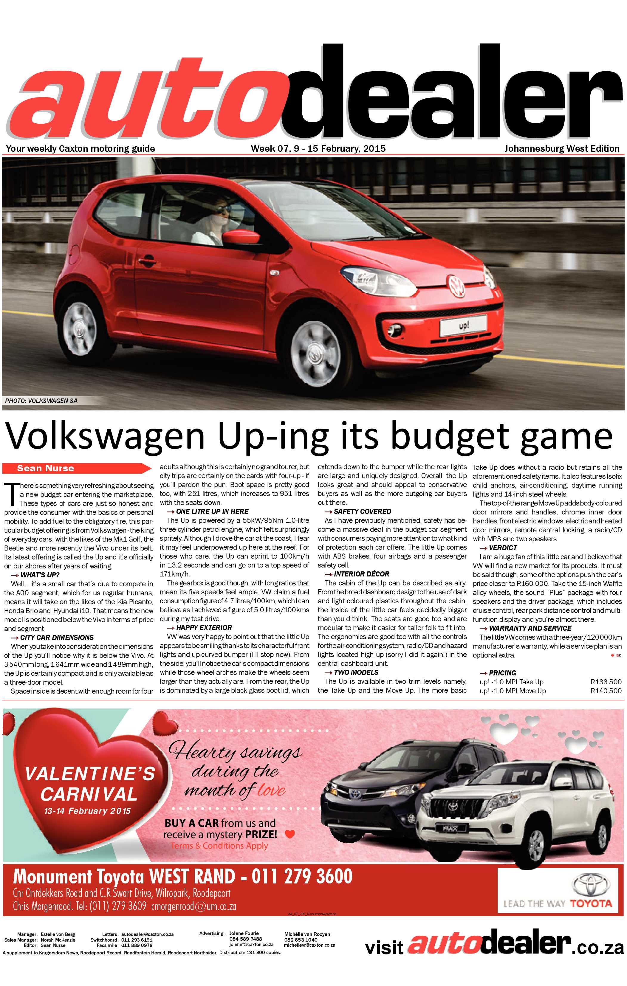 Roodepoort Record 13 February 2015 page 21