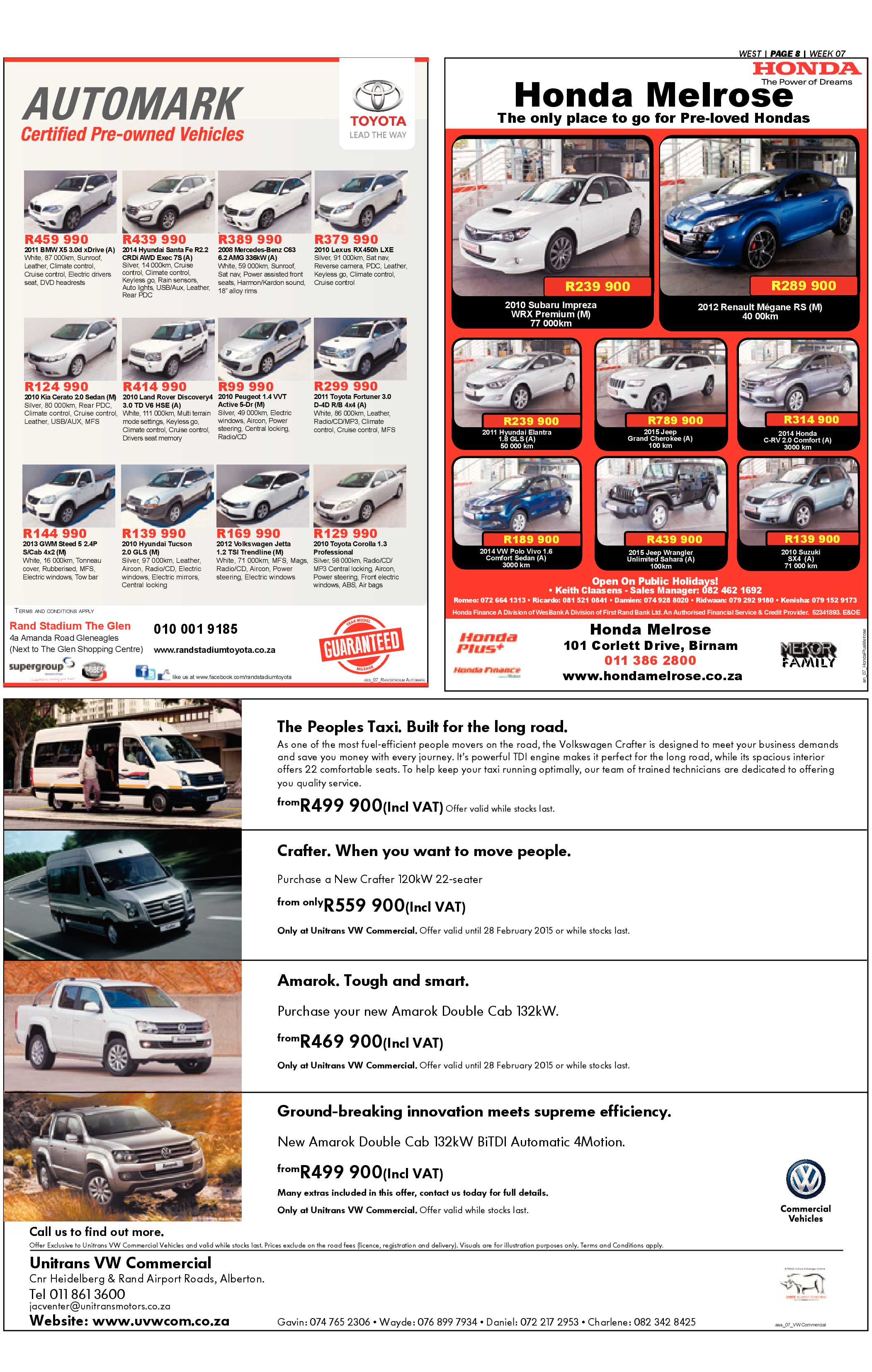 Roodepoort Record 13 February 2015 page 28